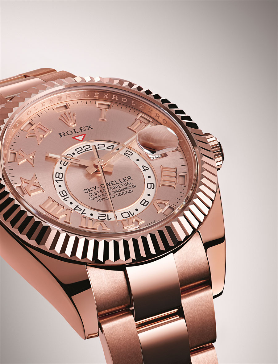 Rolex sky dweller hot sale oro rosa