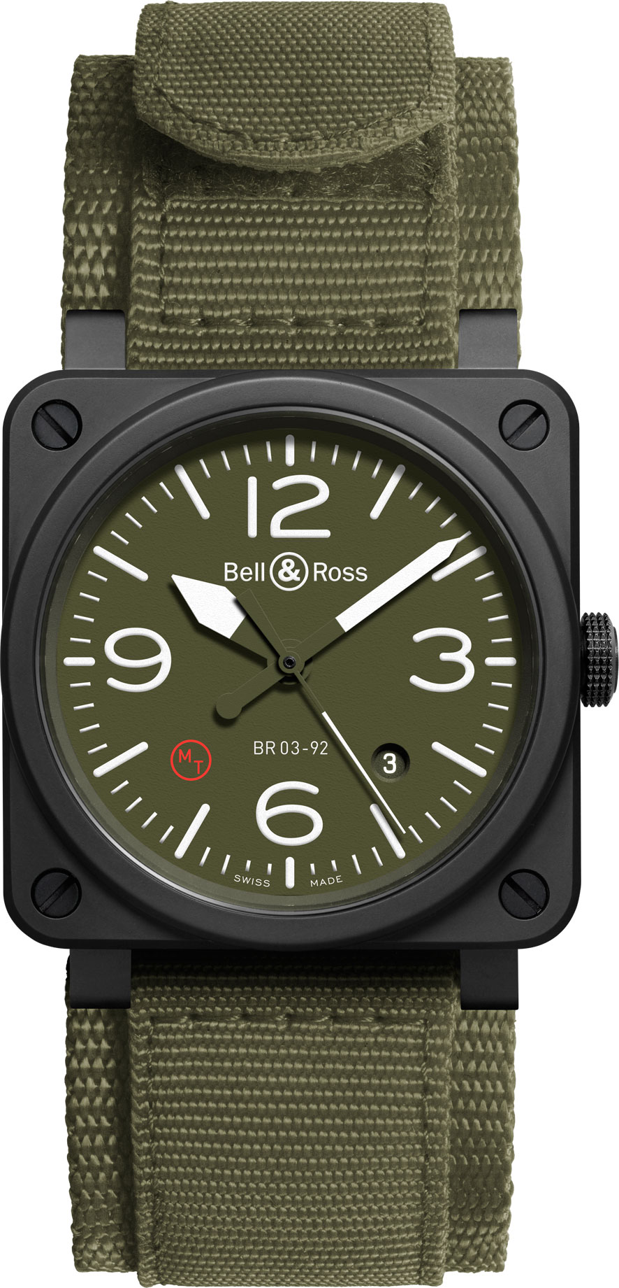 Bell and Ross BR03-92 Ceramic Military Type NATO