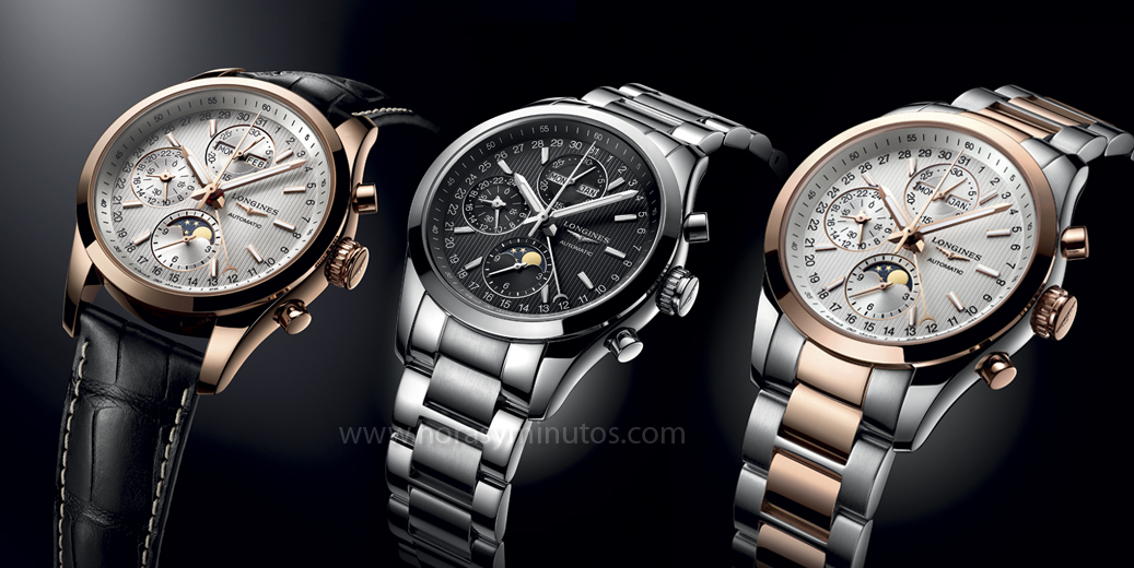 Longines Conquest Classic Moonphase trío