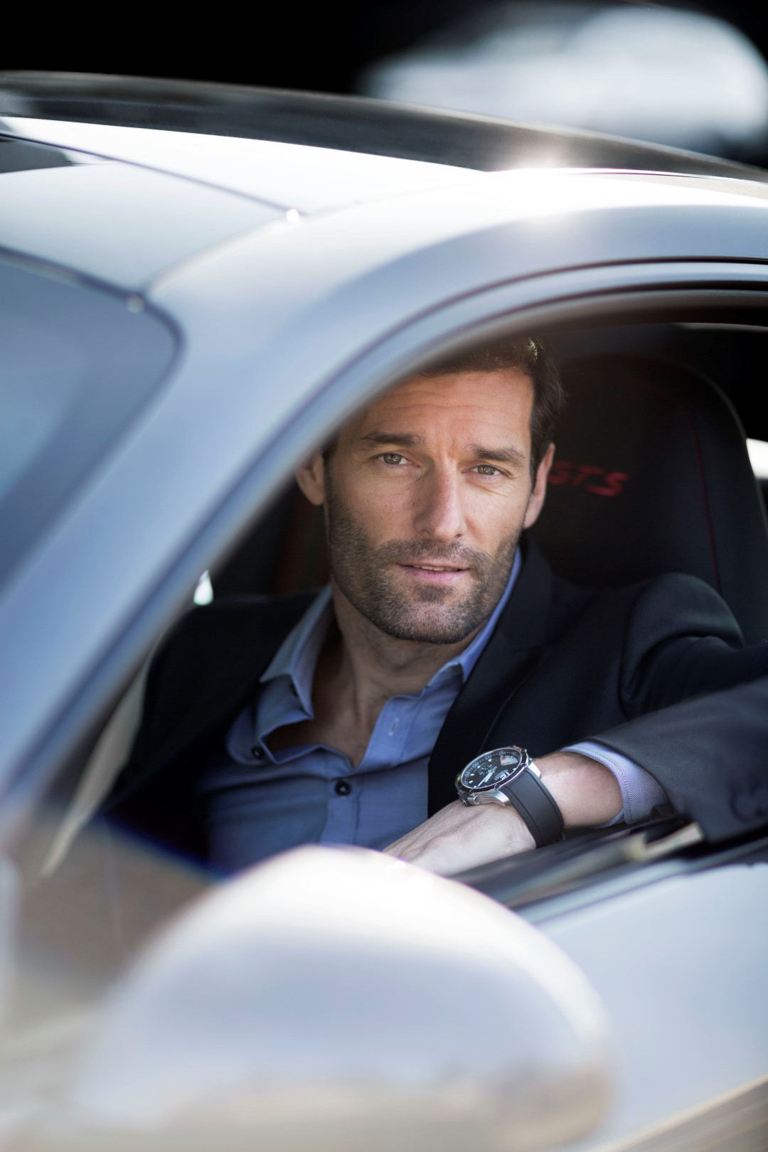 Mark Webber con el Superfast Power Control de Chopard®JohannSauty