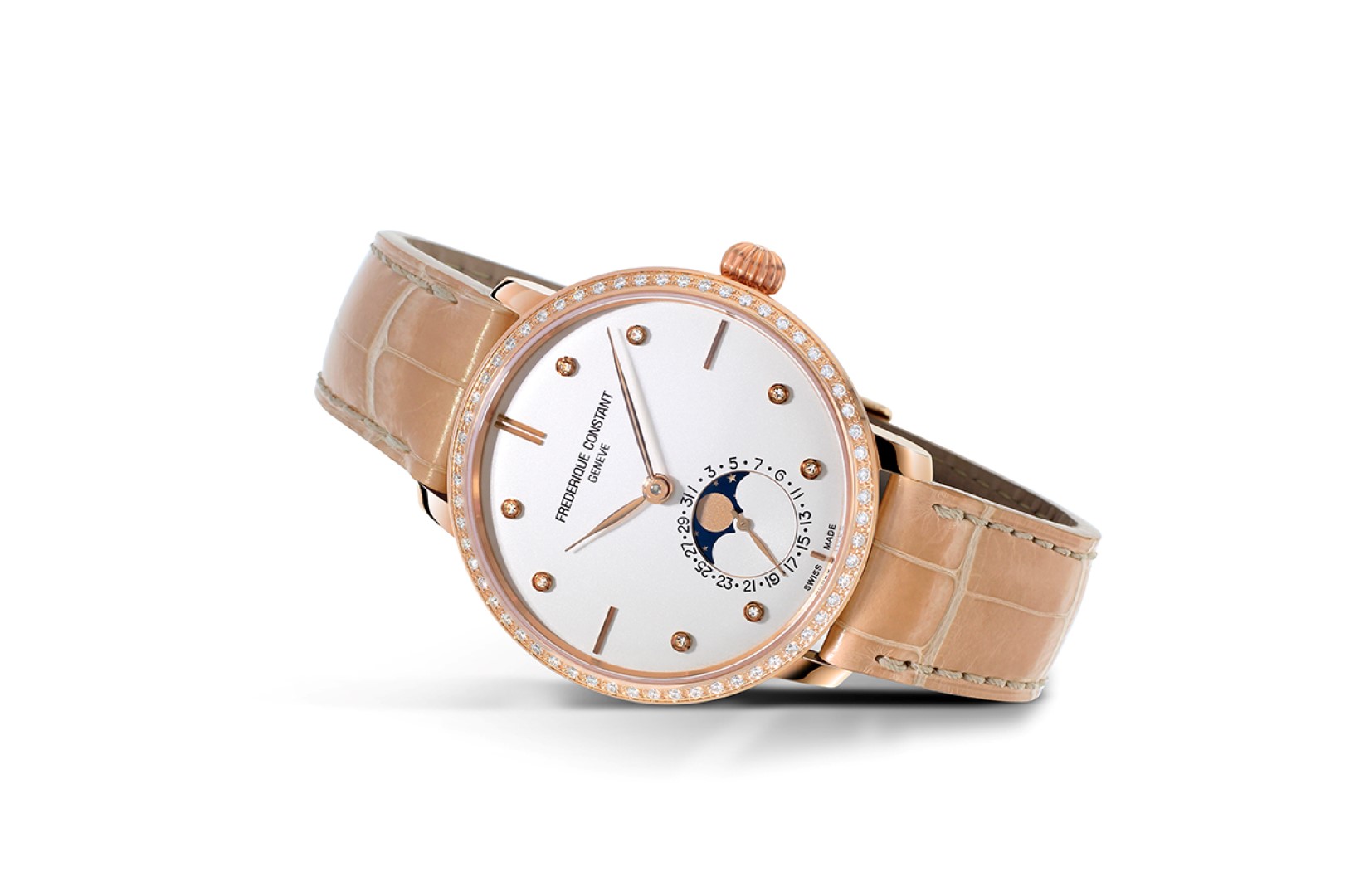 Slimline Moonphase Manufacture For Women perfil