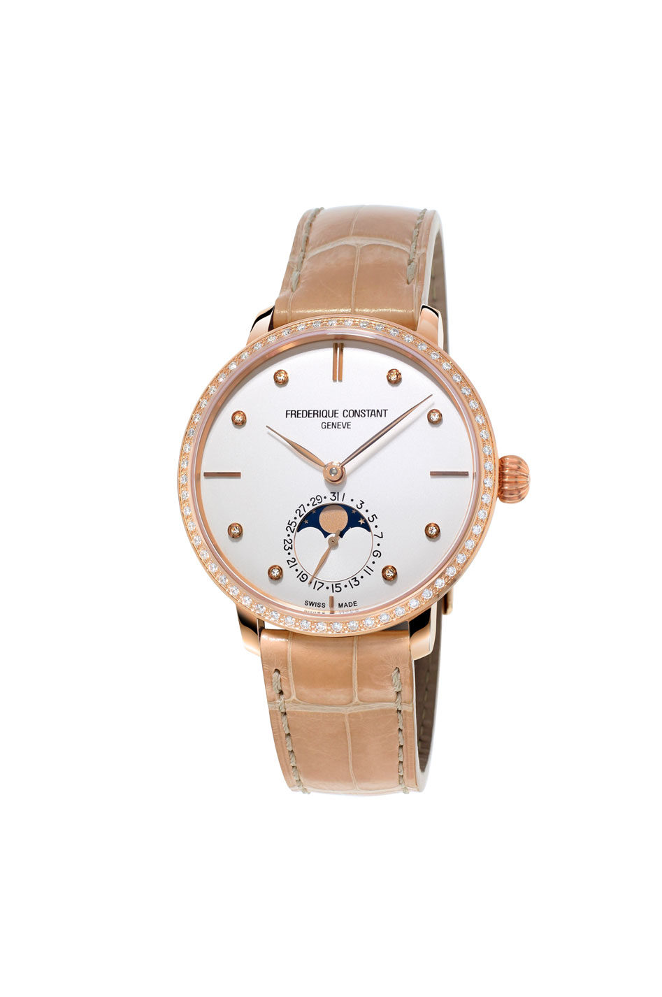 Slimline Moonphase Manufacture For Women