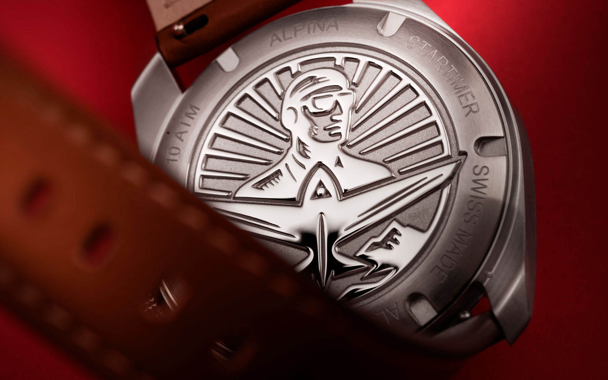Trasera del Alpina Startimer Pilot Automatic