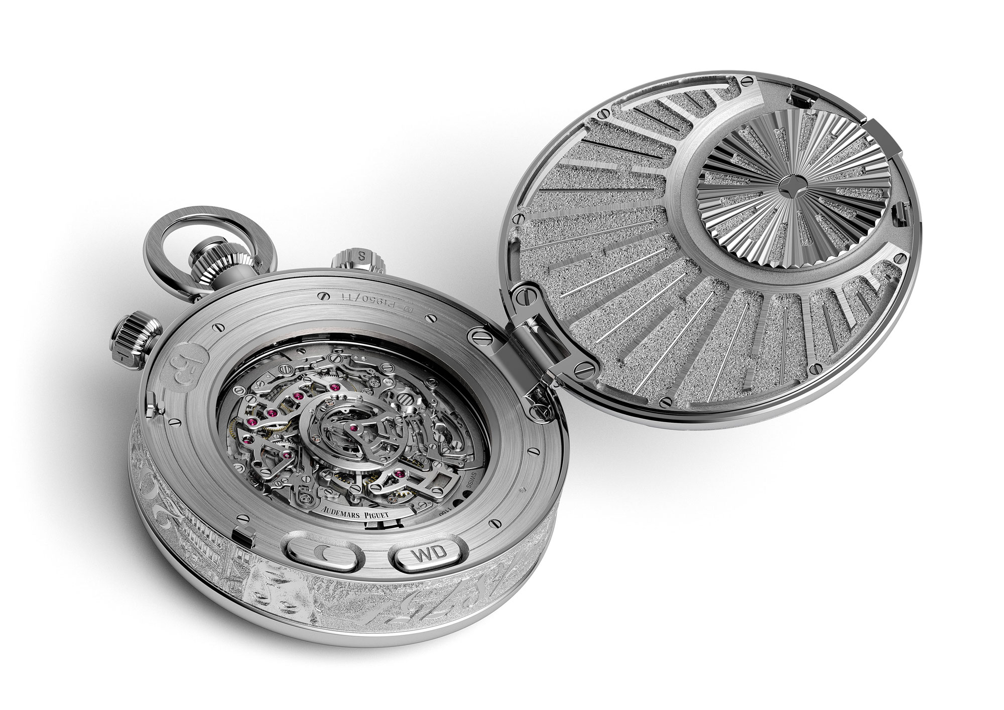Interior del Audemars Piguet 150 Heritage Pocket Watch
