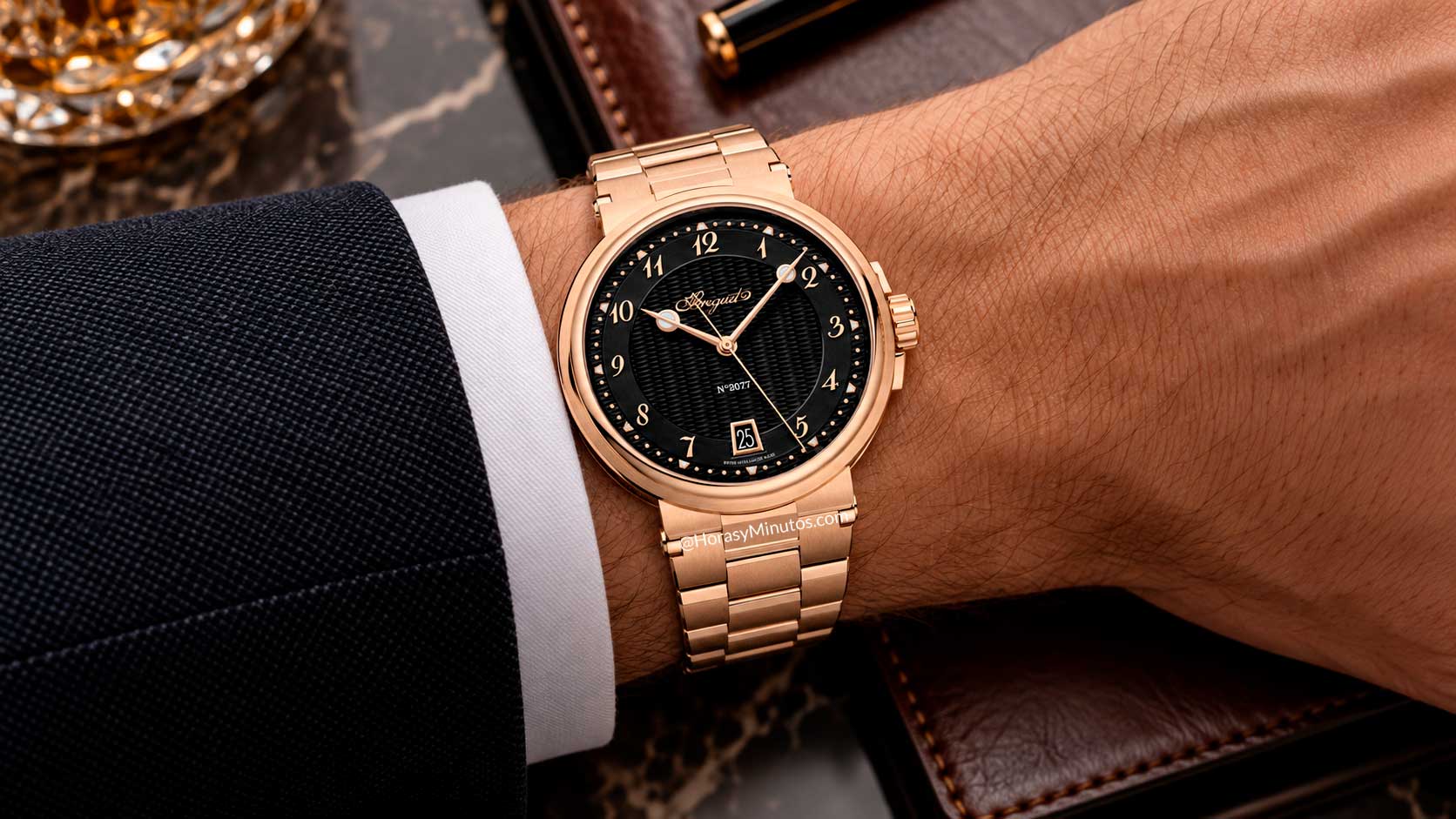 Breguet Marine 5517 en la muñeca
