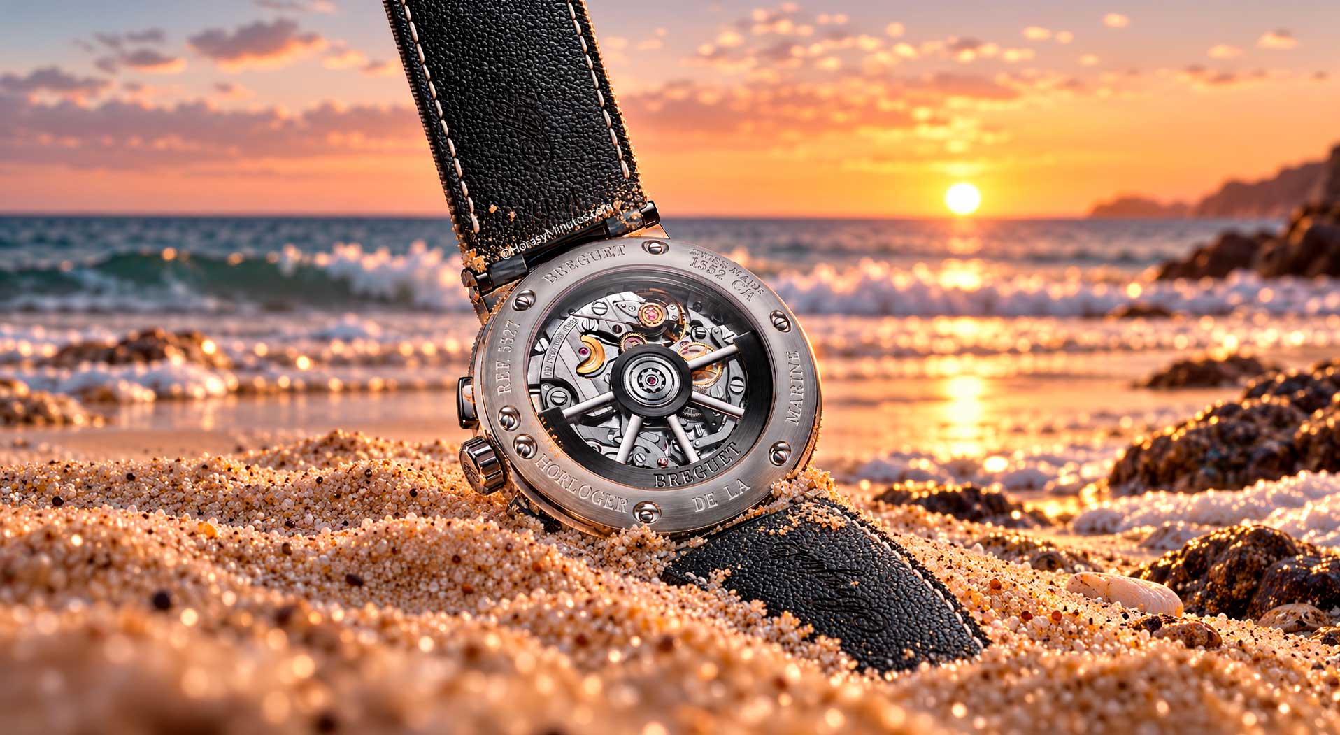 Calibre 582QA del Breguet Marine Chronographe 5527