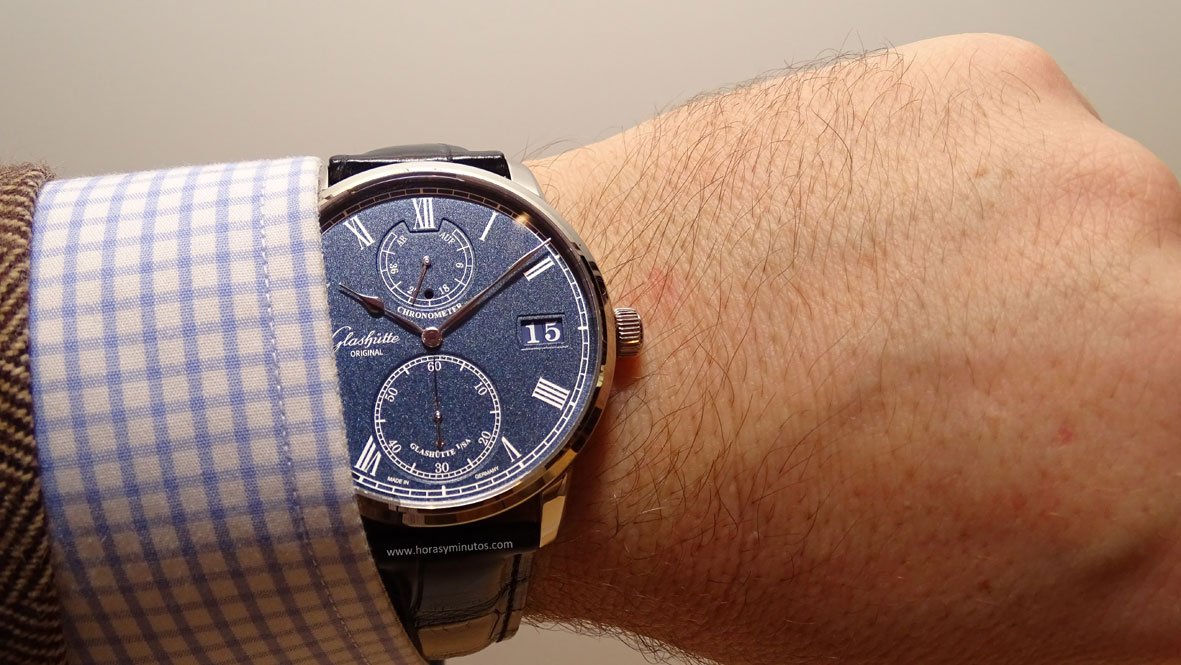 Baselworld-2016-Glashutte-Original-Senator-Chronometer-Azul-hands-on-Horas-y-Minutos