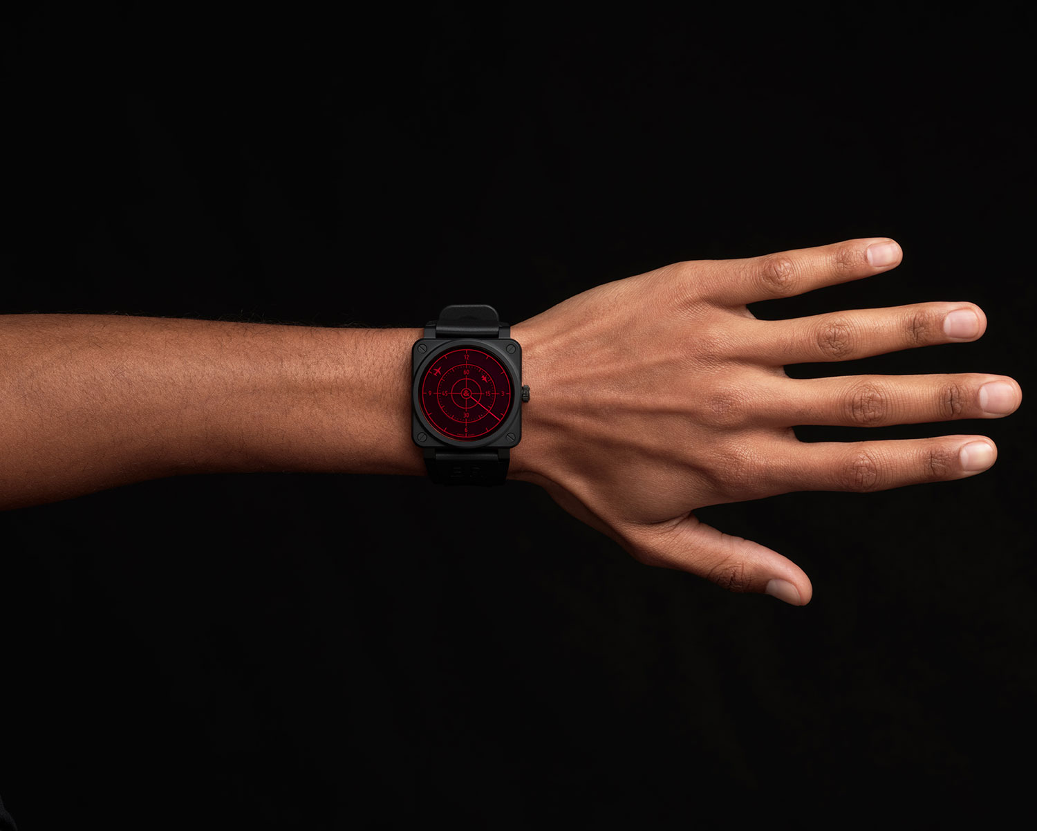Así queda el Bell & Ross BR 03-92 Red Radar Ceramic