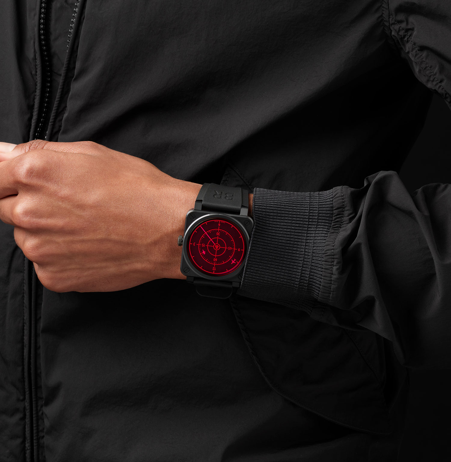 El Bell & Ross BR 03-92 Red Radar Ceramic, puesto