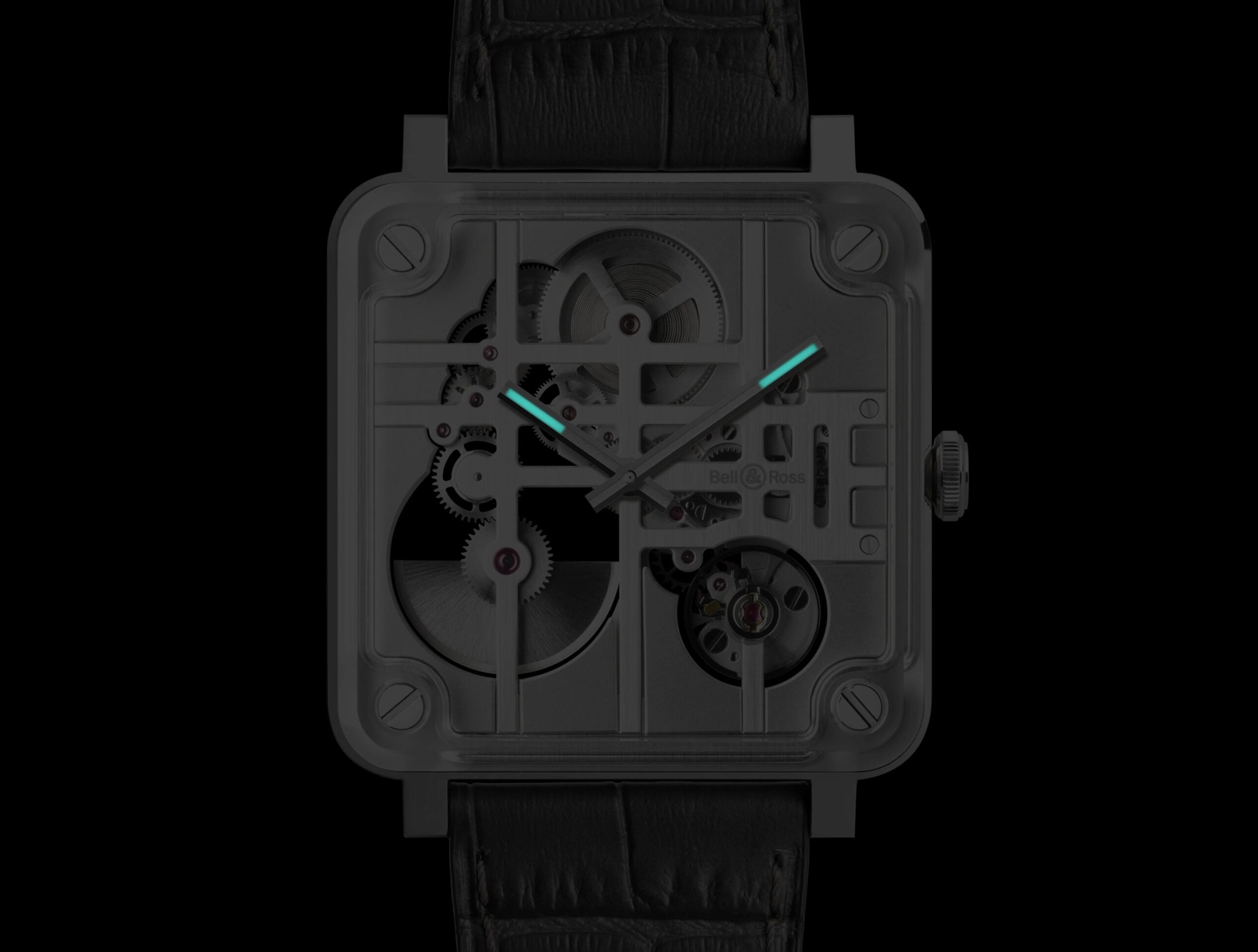 Tratamiento con Super-LumiNova del Bell & Ross BR-X3 Micro-Rotor