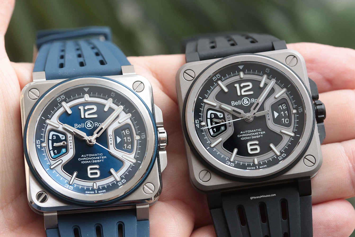 Bell & Ross BR-X3 Blue Steel y Black Titanium