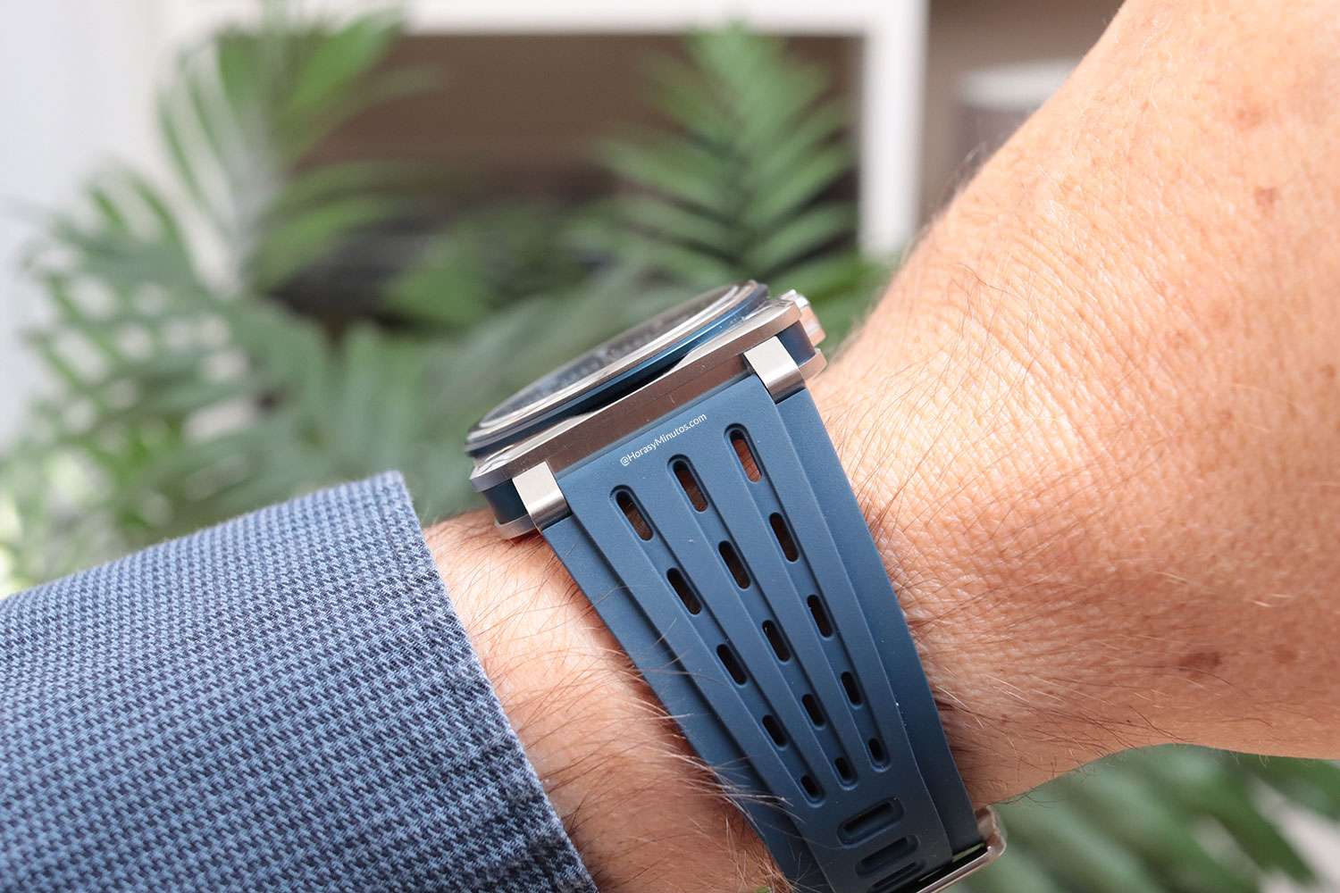 Correa del Bell & Ross BR-X3 Blue Steel