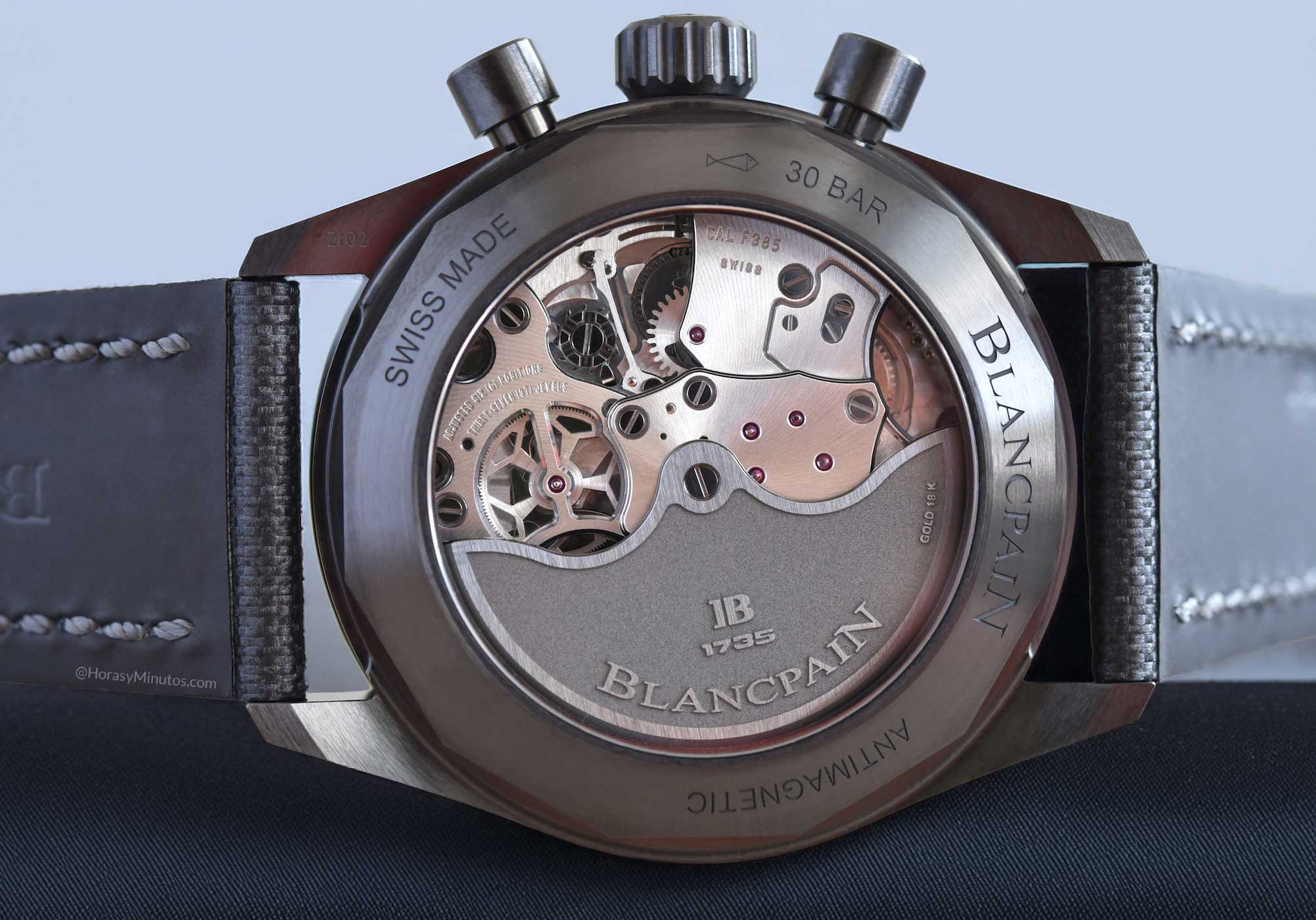Calibre F385 del Blancpain Bathyscaphe Chronograph Flyback