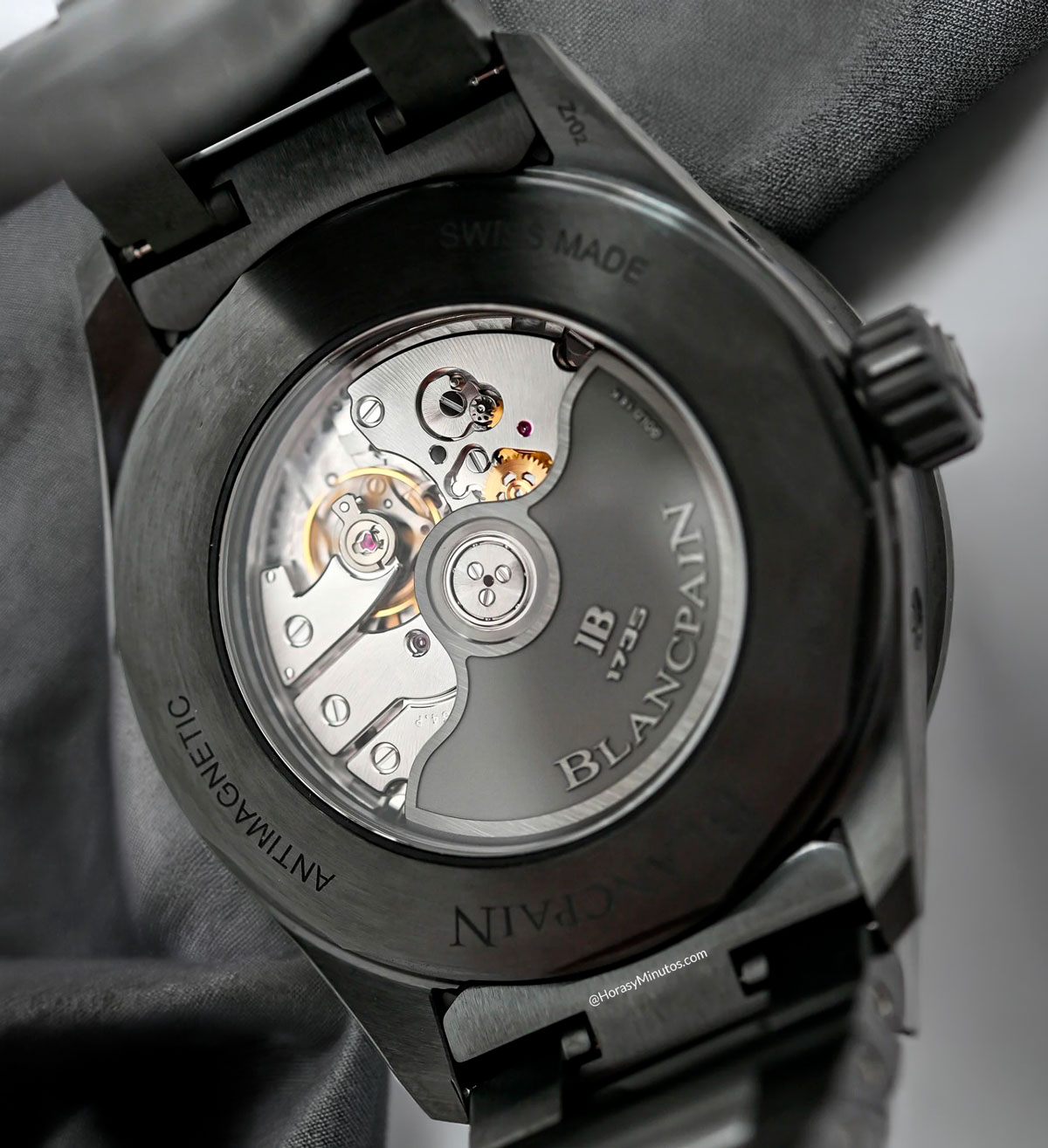 Calibre 6654 P.4 del Blancpain Bathyscaphe Quantième Complet Phases de Lune