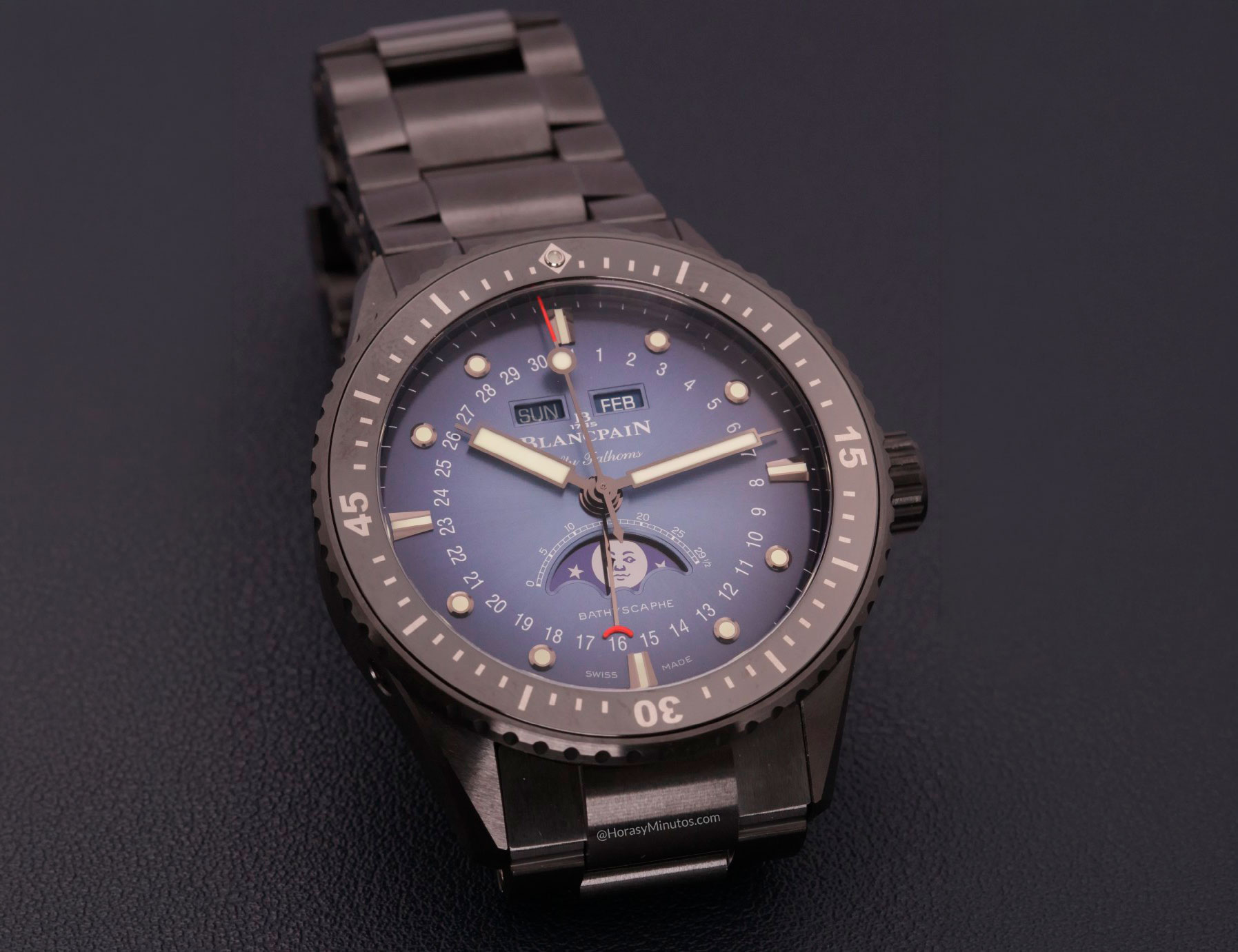 Blancpain Bathyscaphe Quantième Complet Phases de Lune