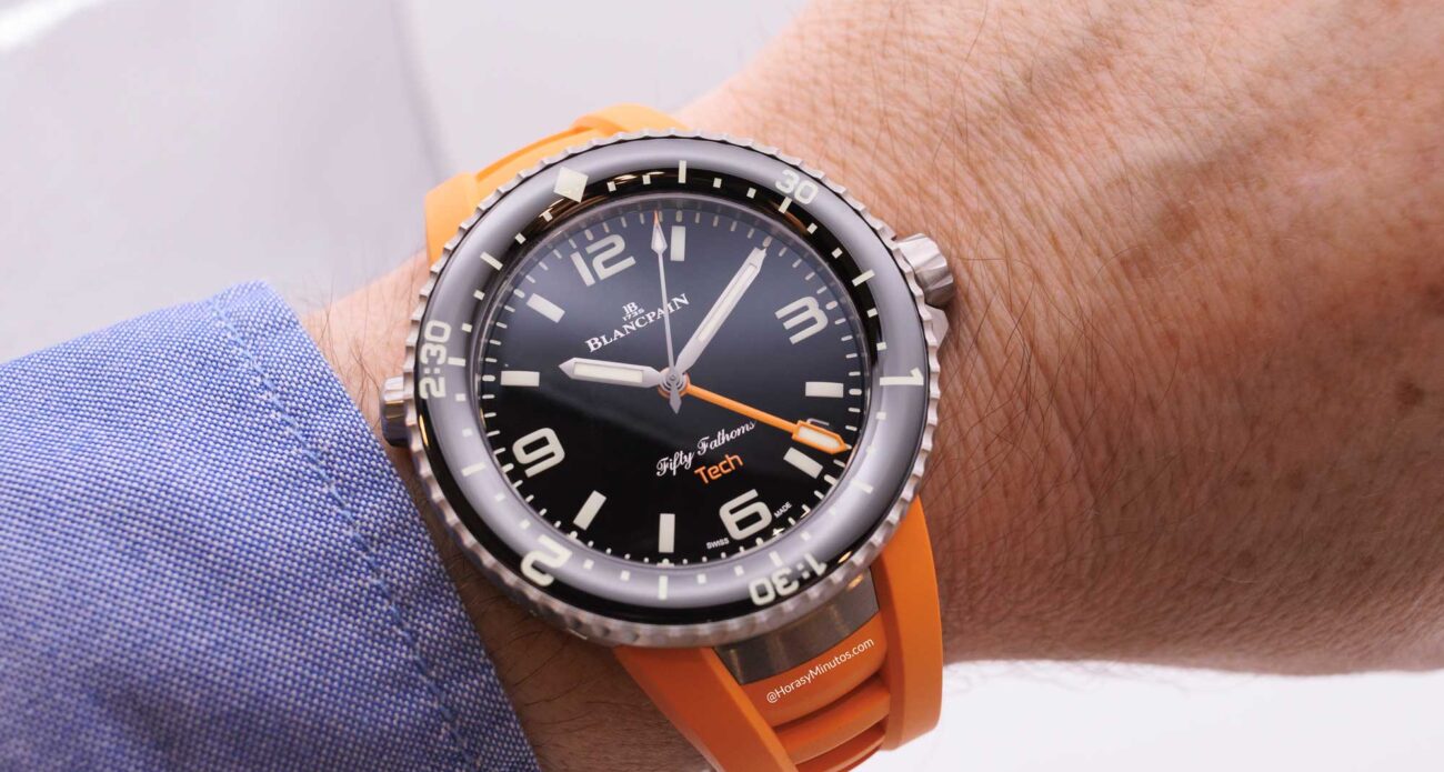 En la muñeca: Blancpain Fifty Fathoms Tech