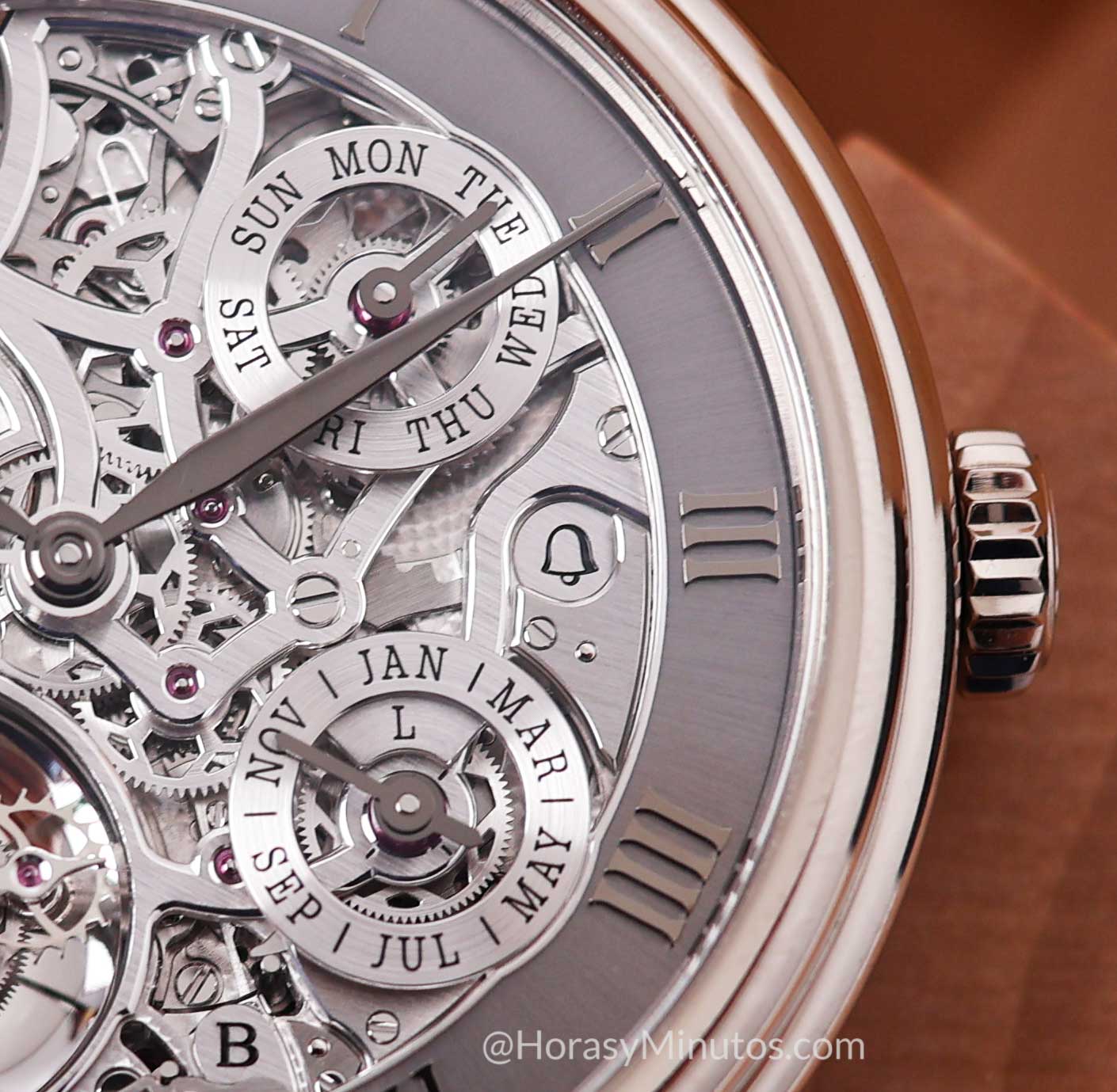 Indicador de sonería del Blancpain Grande Double Sonnerie