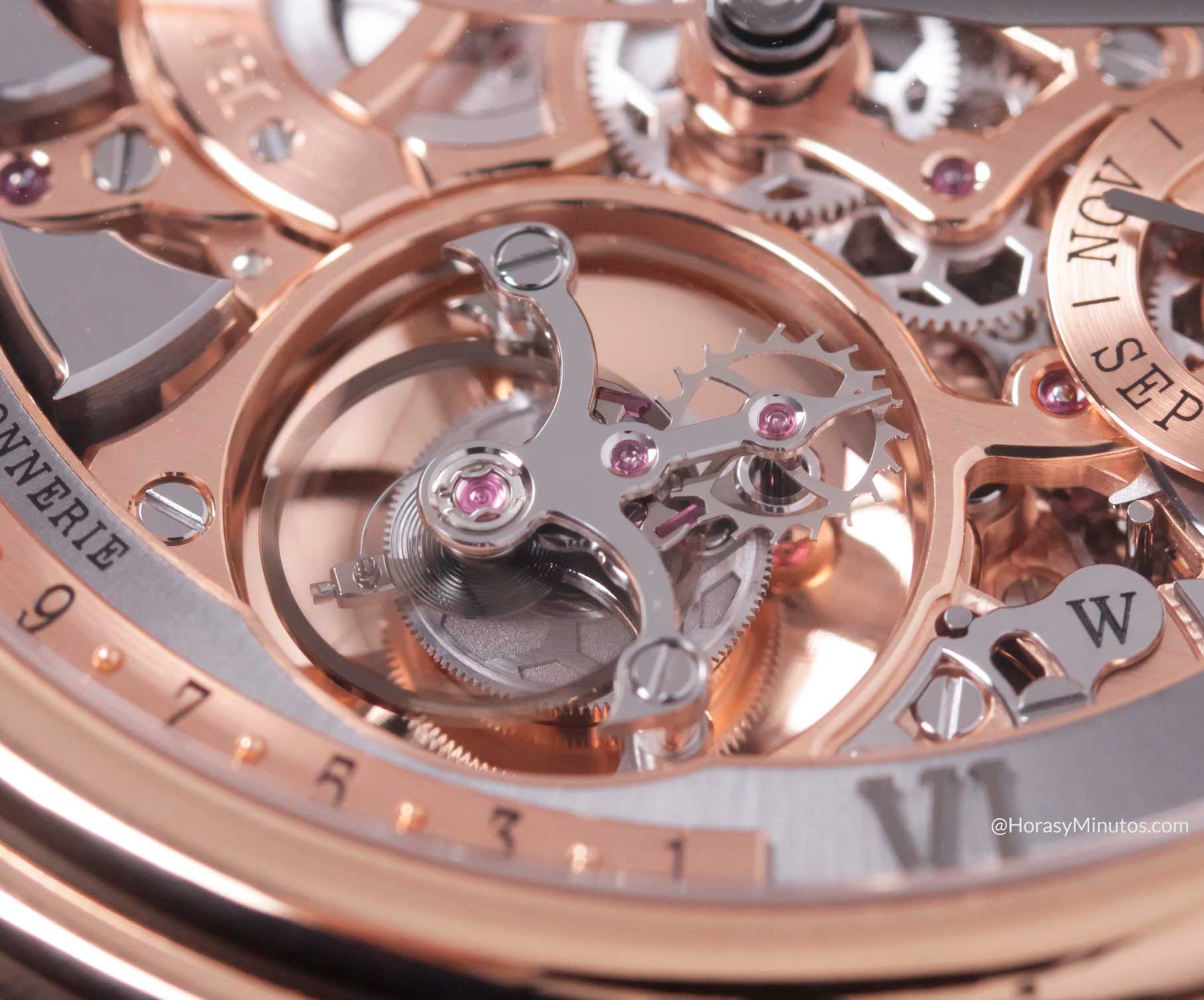 Tourbillon volante del Blancpain Grande Double Sonnerie