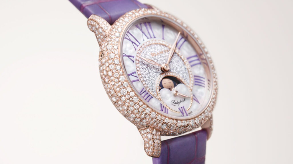 Blancpain Ladybird Colors Diamond Bloom Púrpura Real