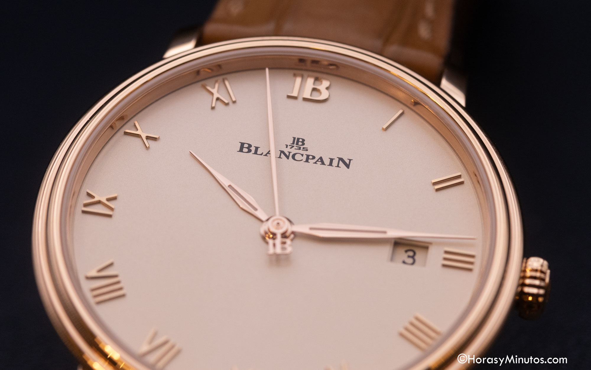 Esfera del Blancpain Villeret Ultraplate 38 mm
