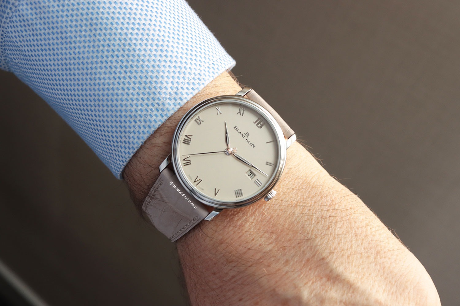 Así queda el Blancpain Villeret Ultraplate