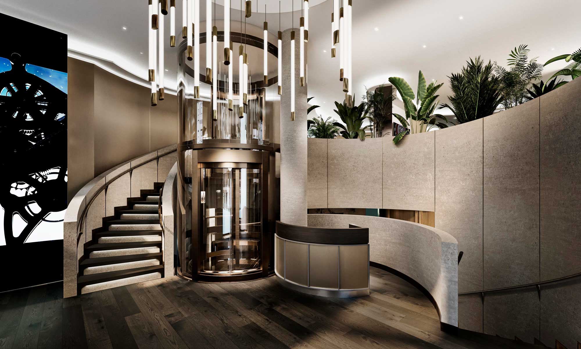 Entrada de la Boutique de Richard Mille en Madrid