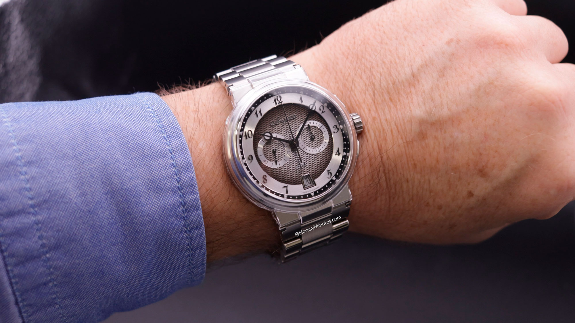 En la muñeca: Breguet Marine Chronographe 5527