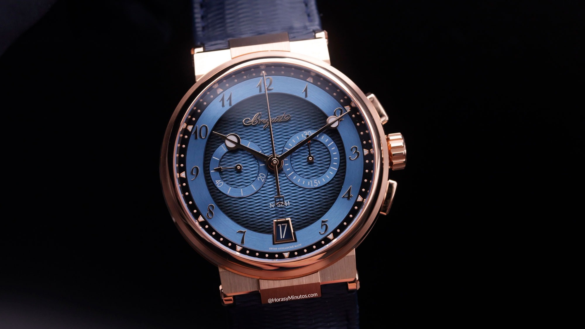 Breguet Marine Chronographe 5527 de oro Breguet