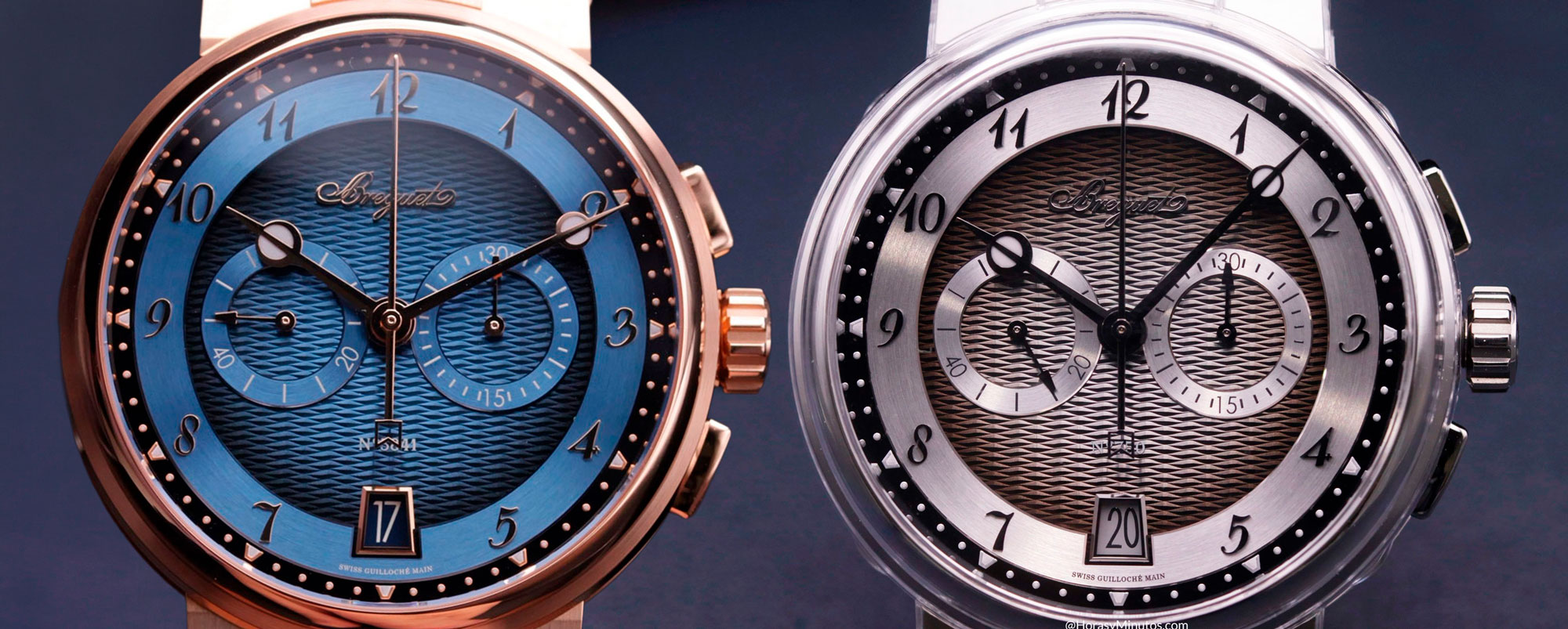 Breguet Marine Chronographe 5527 de oro Breguet y Titanio