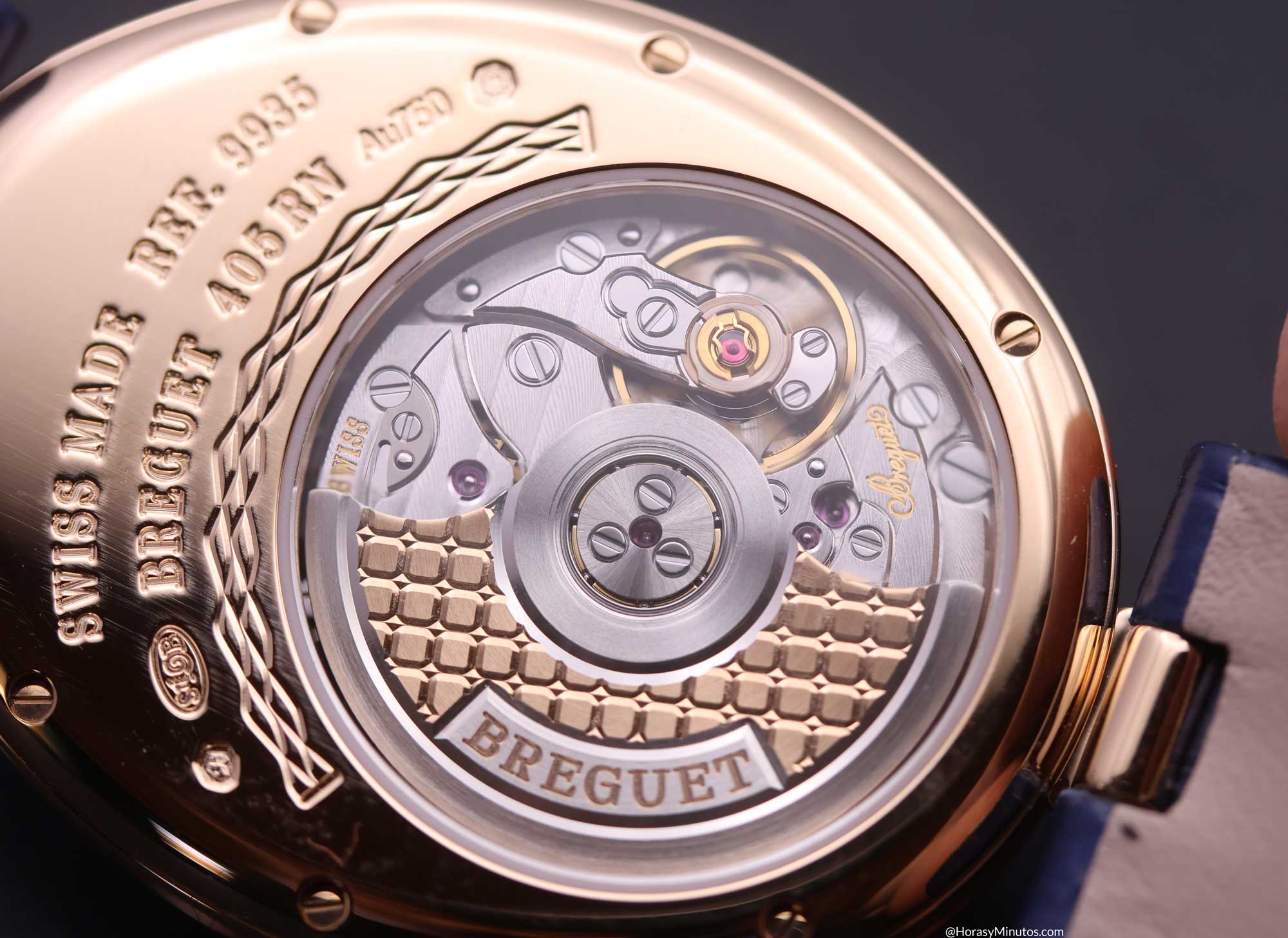 Calibre 537L2 del Breguet Reine de Naples Phase de Lune 9935