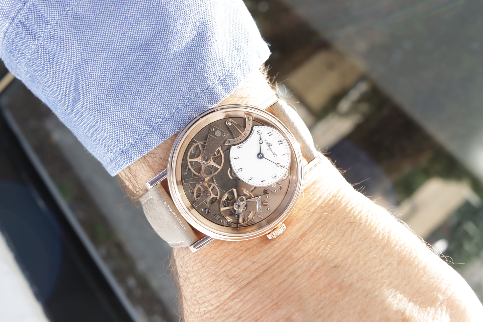 En la muñeca: Breguet Tradition Seconde Rétrograde 7097