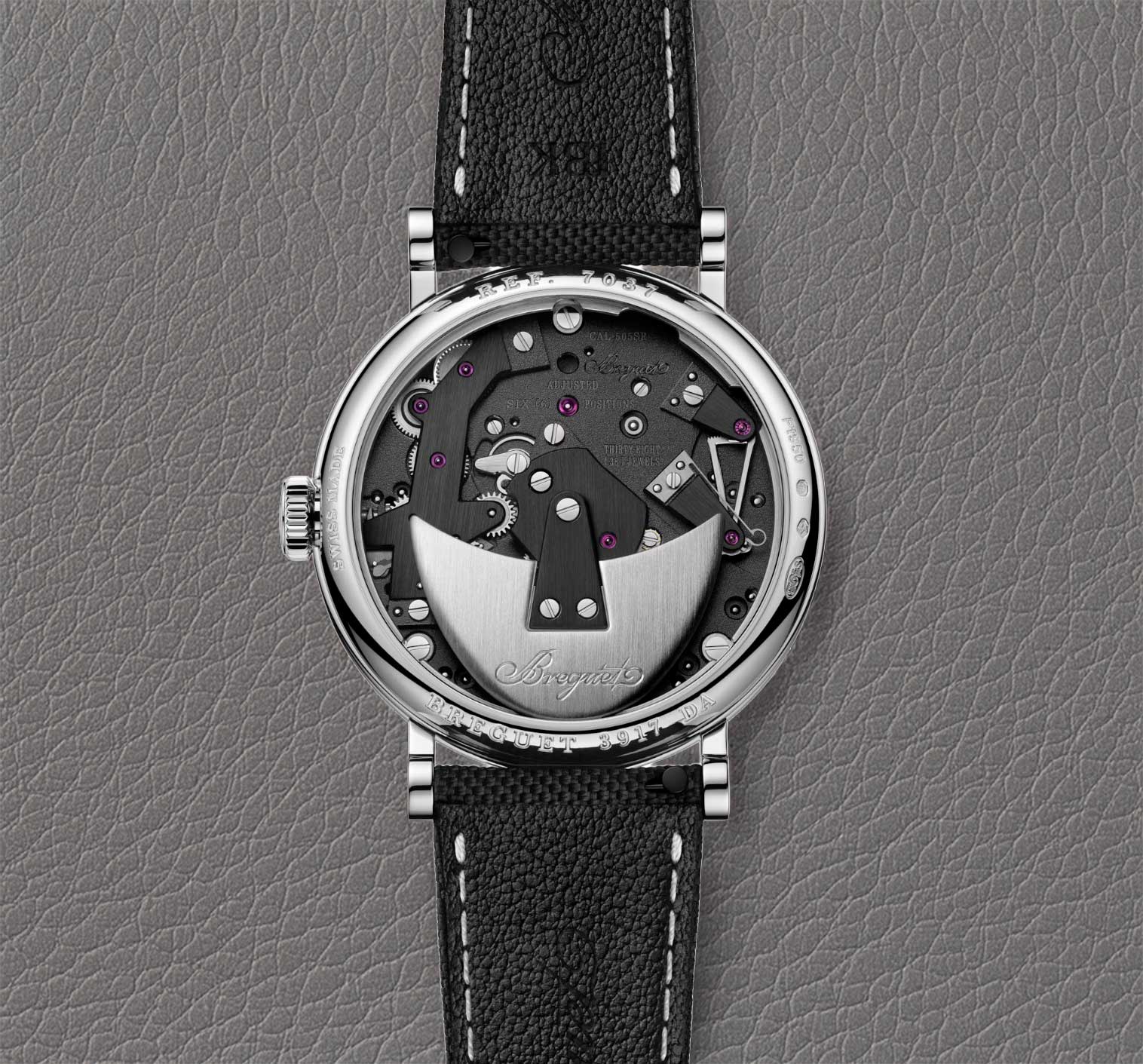 Calibre 505 SR del Breguet Tradition 7037PT