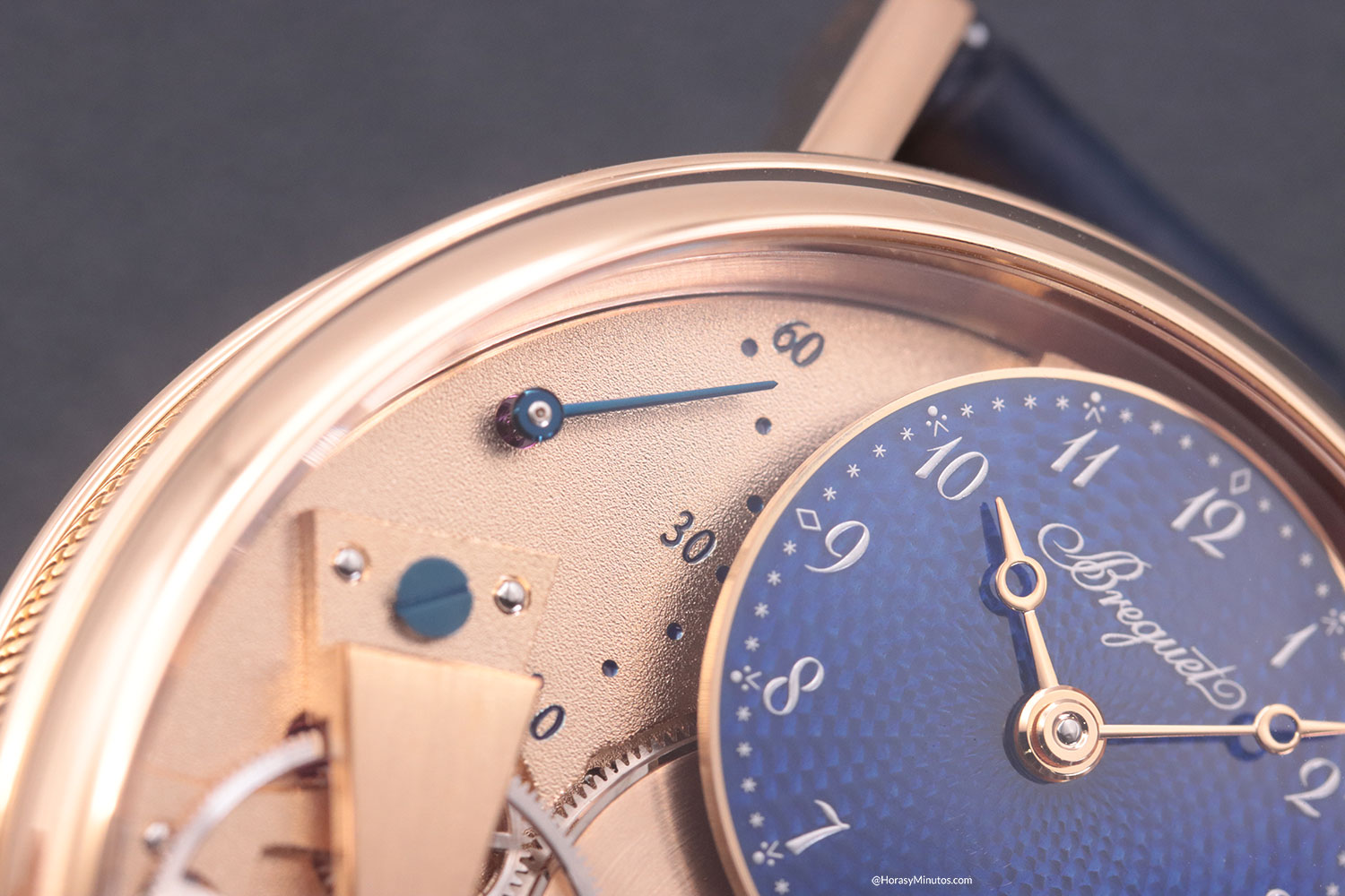 Segundero retrógrado del Breguet Tradition Seconde Rétrograde 7035 250 Anniversary