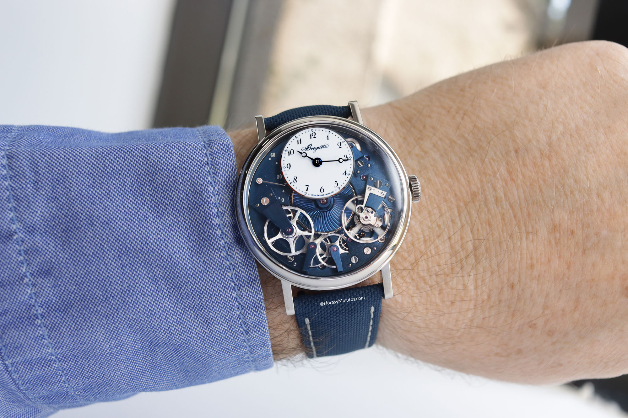 En la muñeca: Breguet Tradition Seconde Retrograde 7037