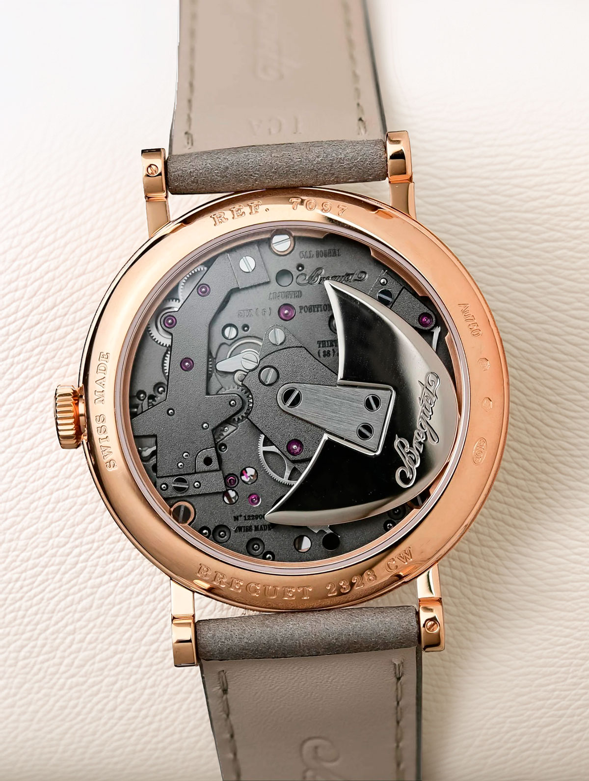Calibre 505SR1 del Breguet Tradition Seconde Retrograde 7097