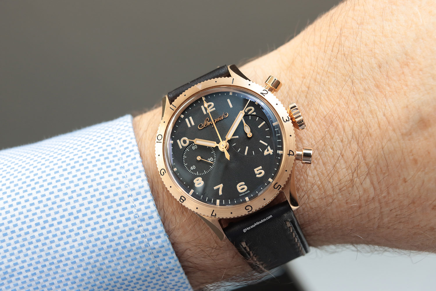 El Breguet Type XX Chronographe 2075, en la muñeca