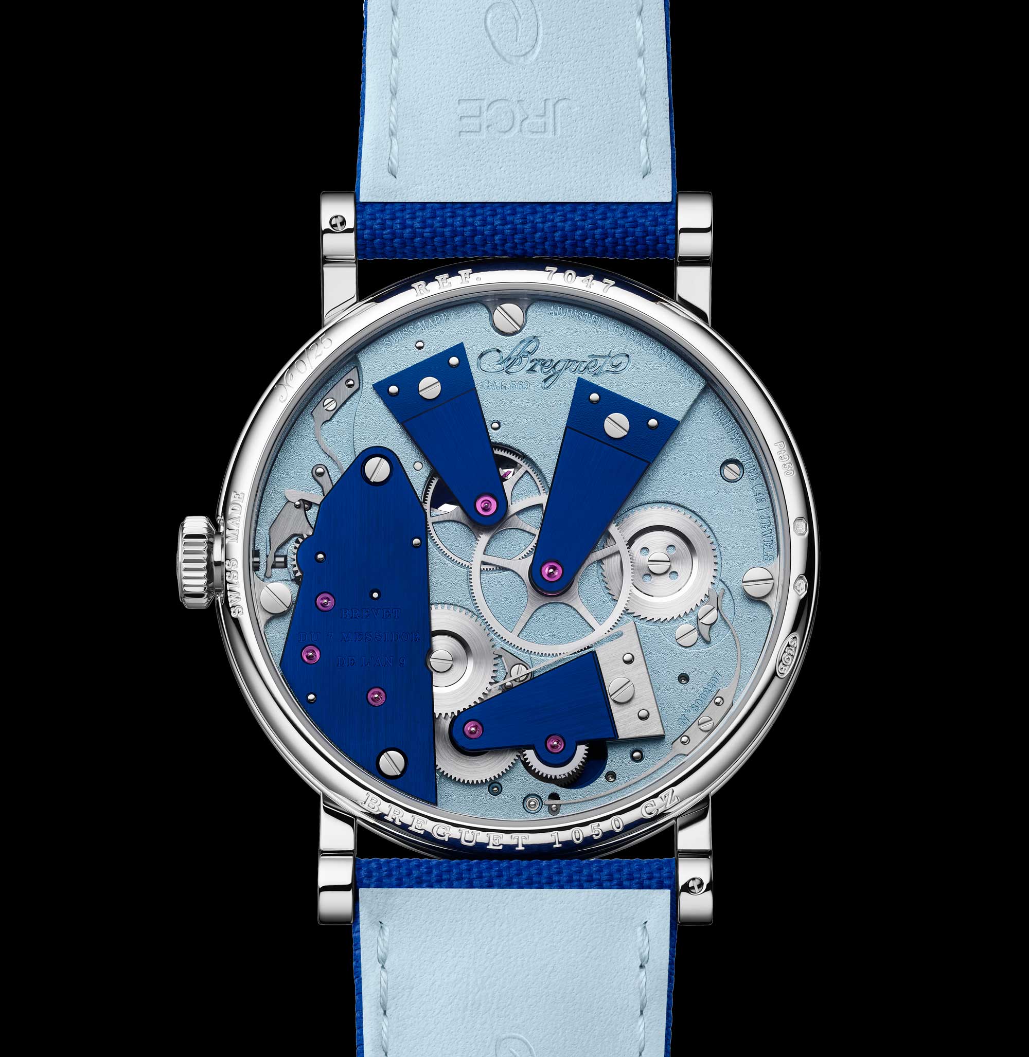 Calibre 569 del Breguet Tradition 7047 Fusée-Chain Tourbillon
