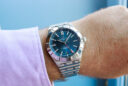 Breitling Chronomat Automatic GMT 40 azul, puesto