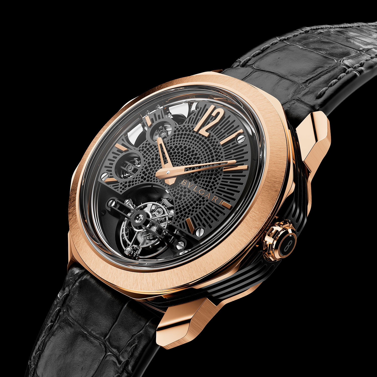 Esfera del Bvlgari Octo Finissimo Minute Carrilon Tourbillon