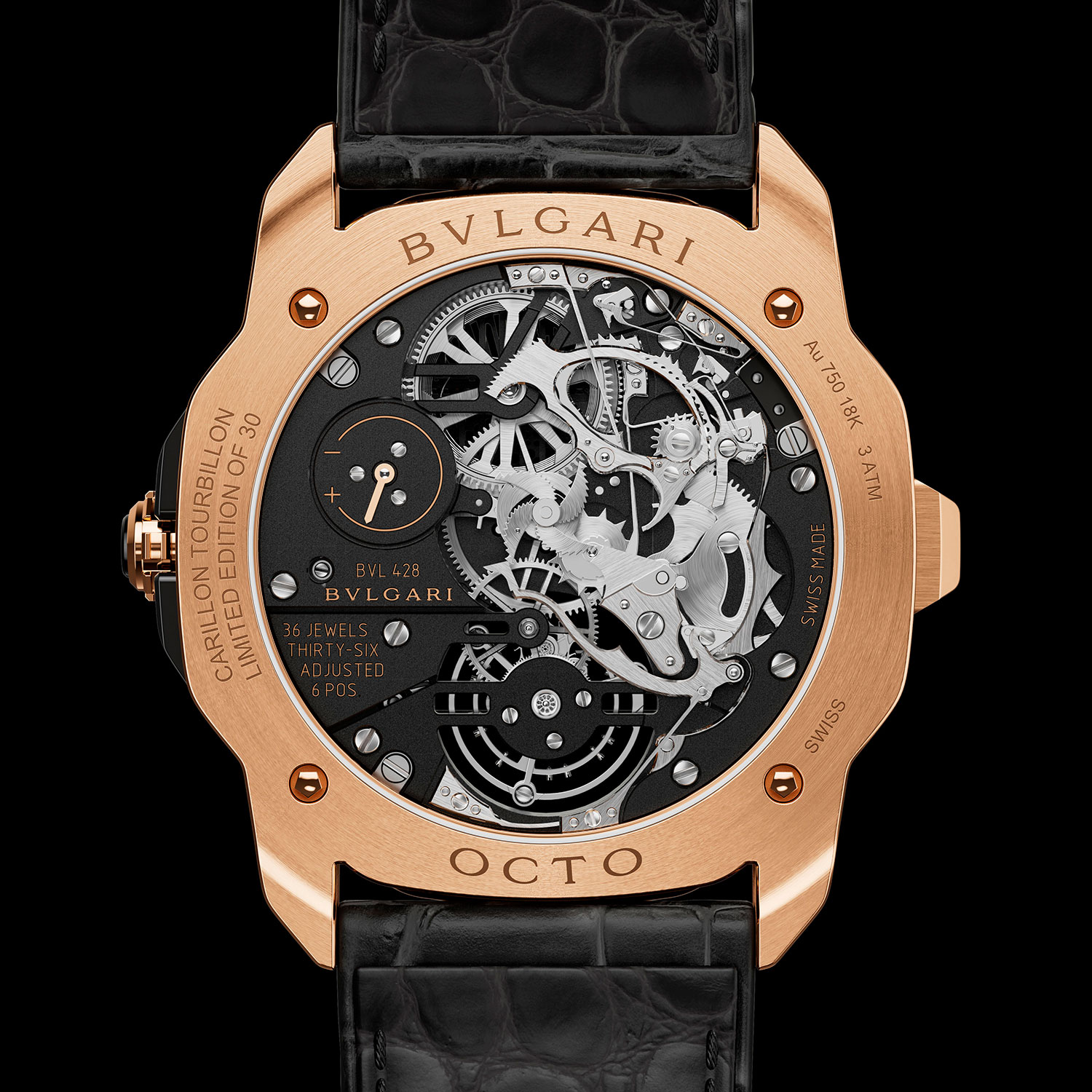 Calibre del Bvlgari Octo Finissimo Minute Carrilon Tourbillon