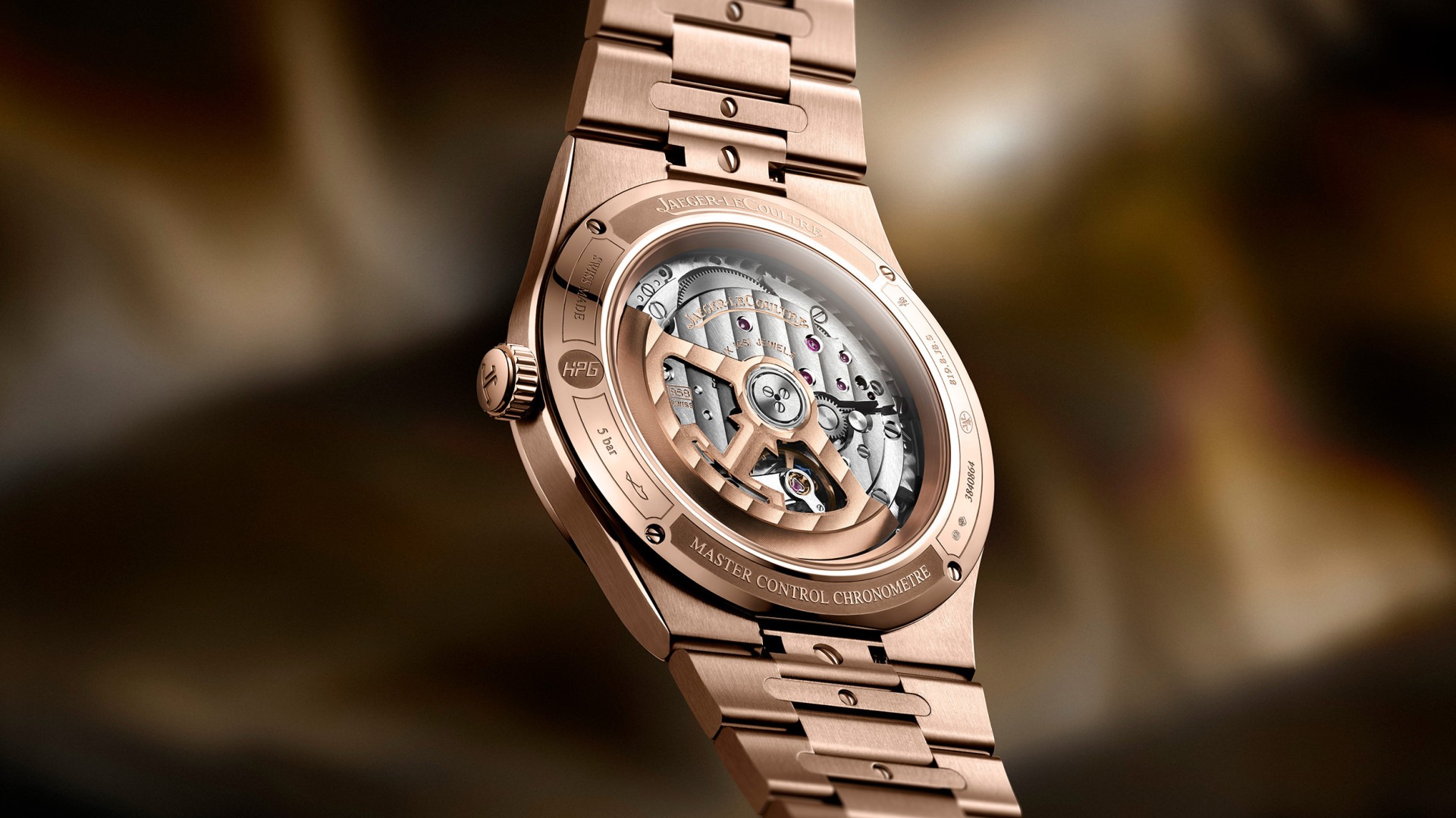 Calibre del Jaeger LeCoultre Master Control Chronometre Calendario Perpetuo en oro