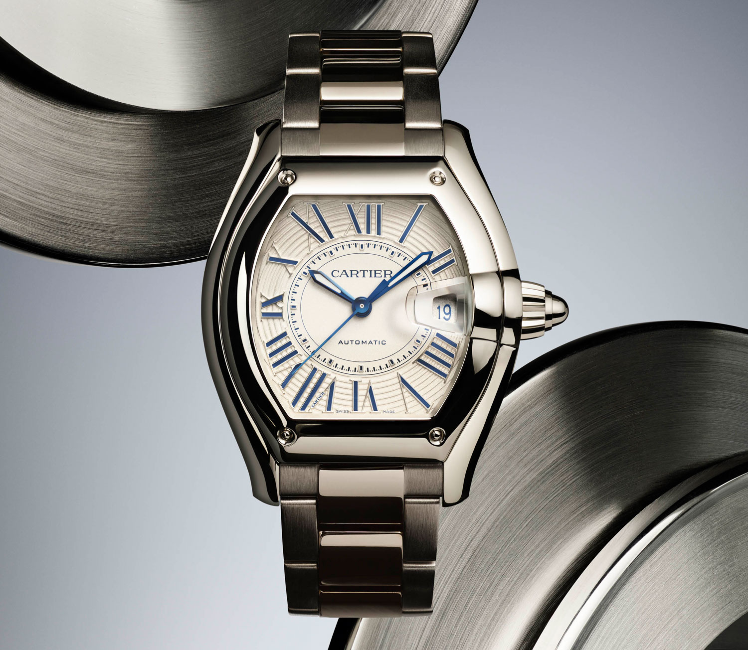 Cartier Roadster en acero