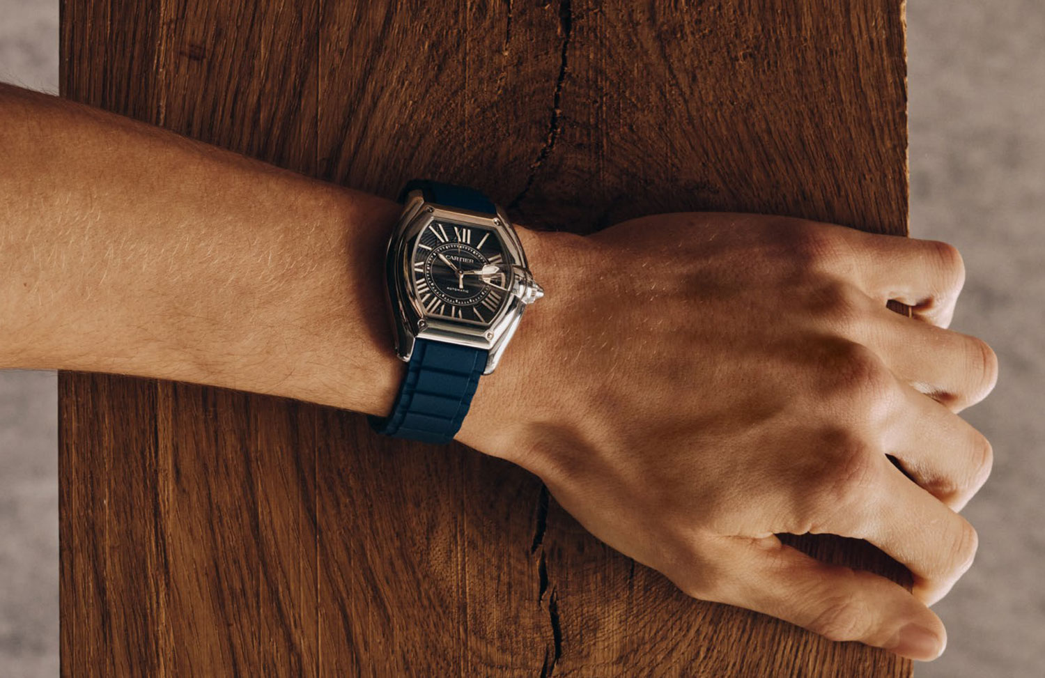 El Cartier Roadster, en la muñeca