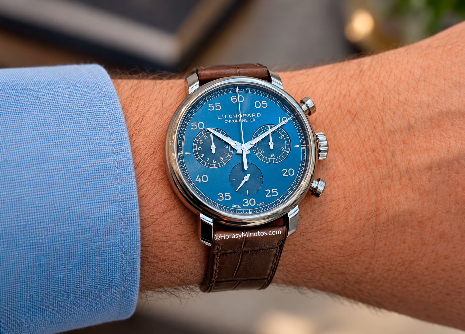 En la muñeca: Chopard L.U.C 1963 Heritage Chronograph