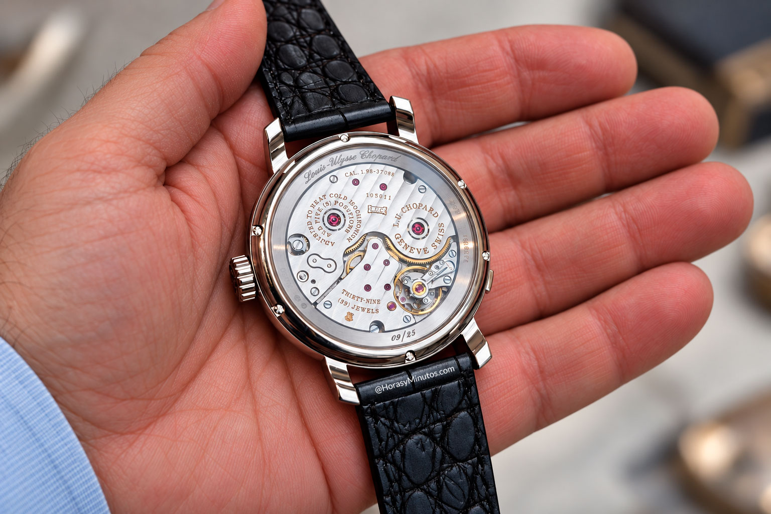 Calibre L.U.C 98.02-L del Chopard L.U.C 1963 Heritage Regulator