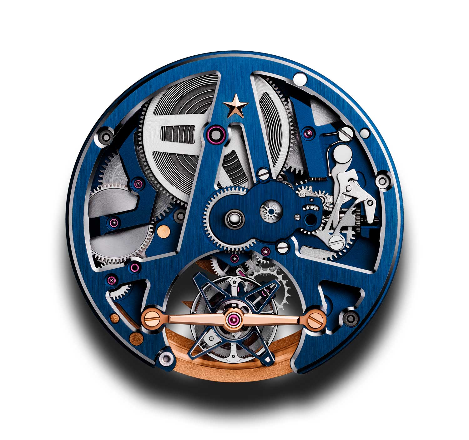 Calibre El Primero 3630 SK del Defy Skyline Tourbillon Skeleton