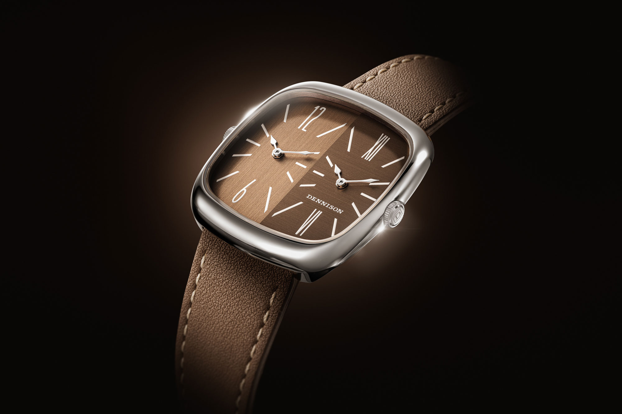Dennison ALD Dual Time Shades marrón con correa