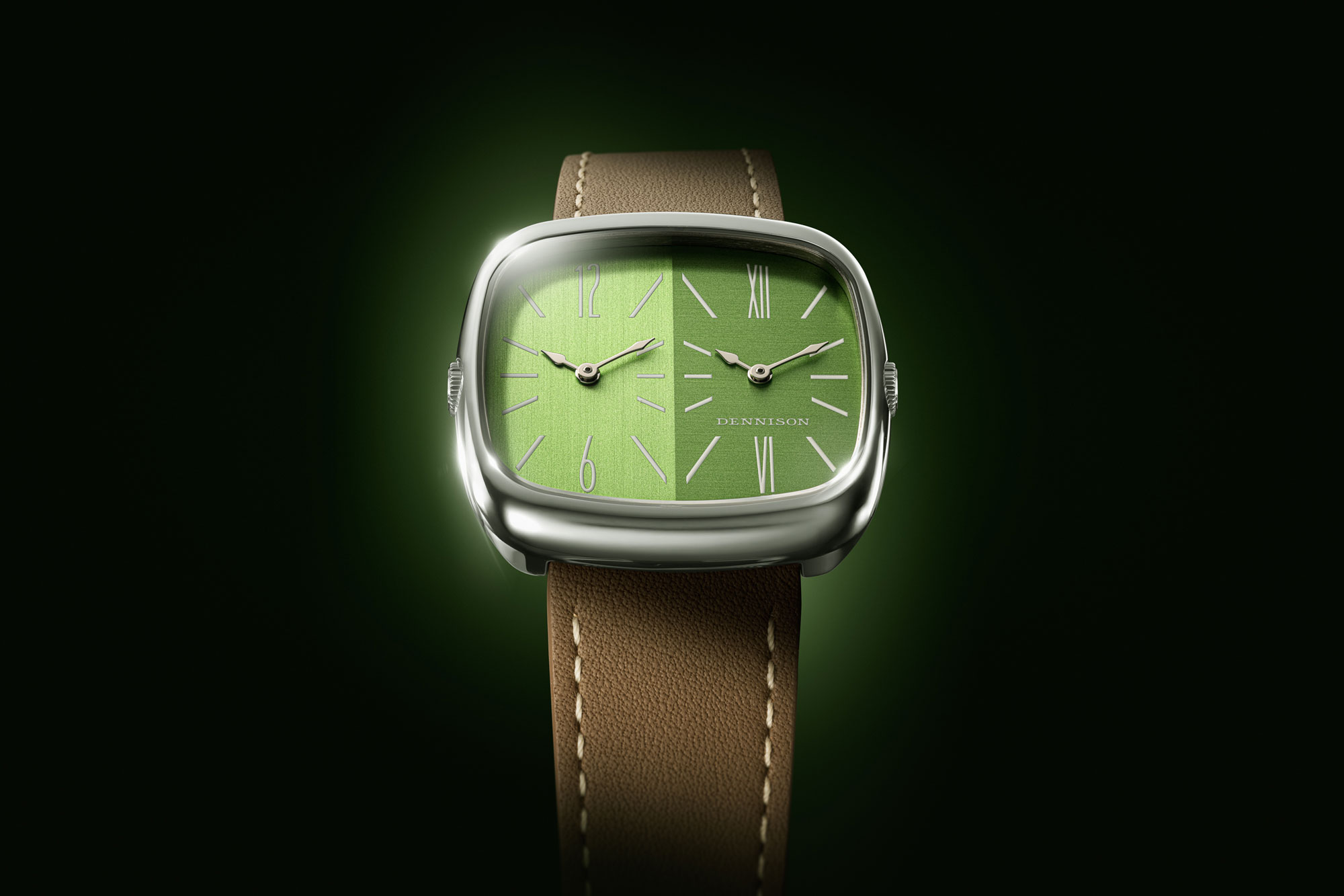 Dennison ALD Dual Time Shades verde con correa