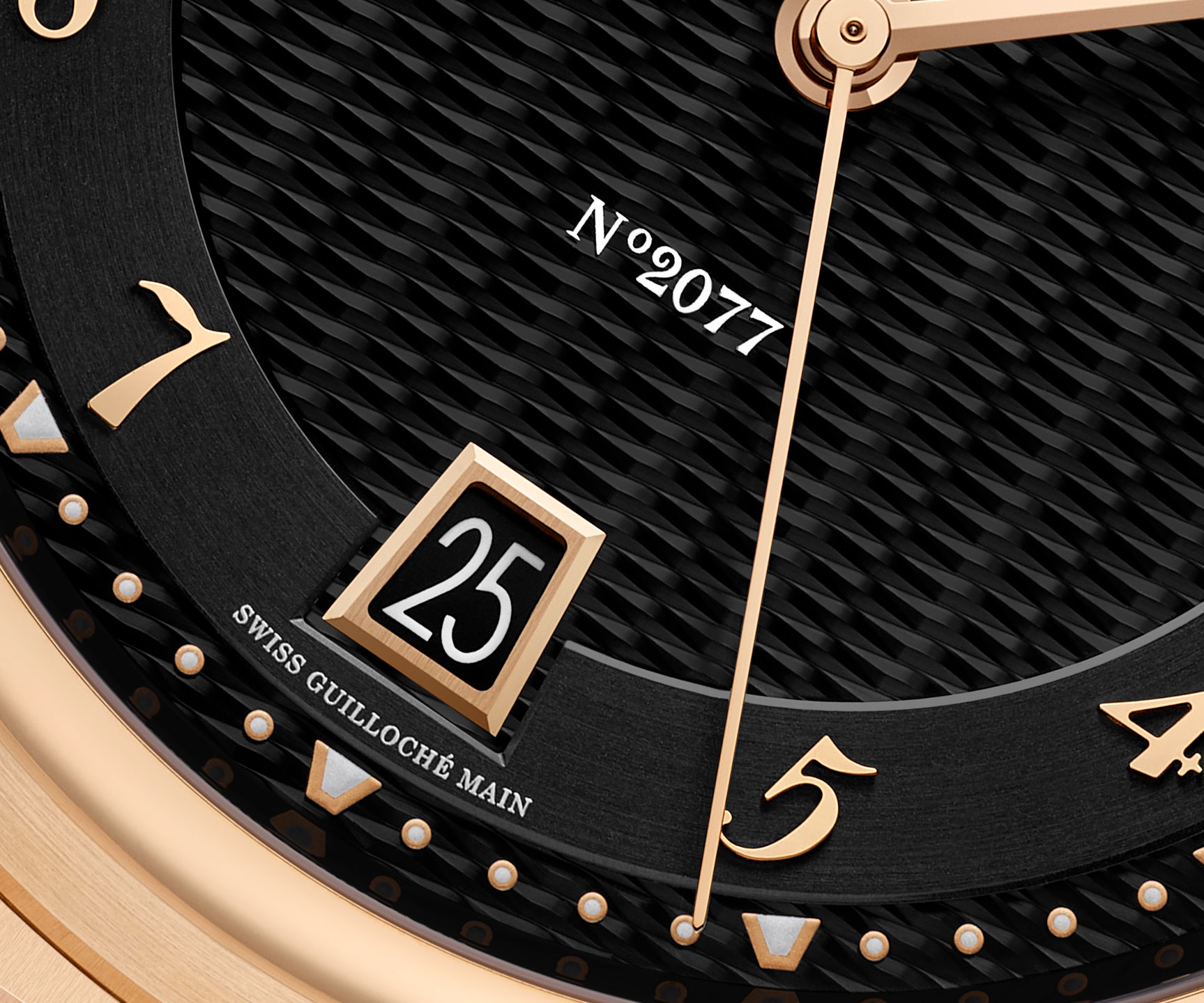 Detalle de las esferas de los Breguet Marine