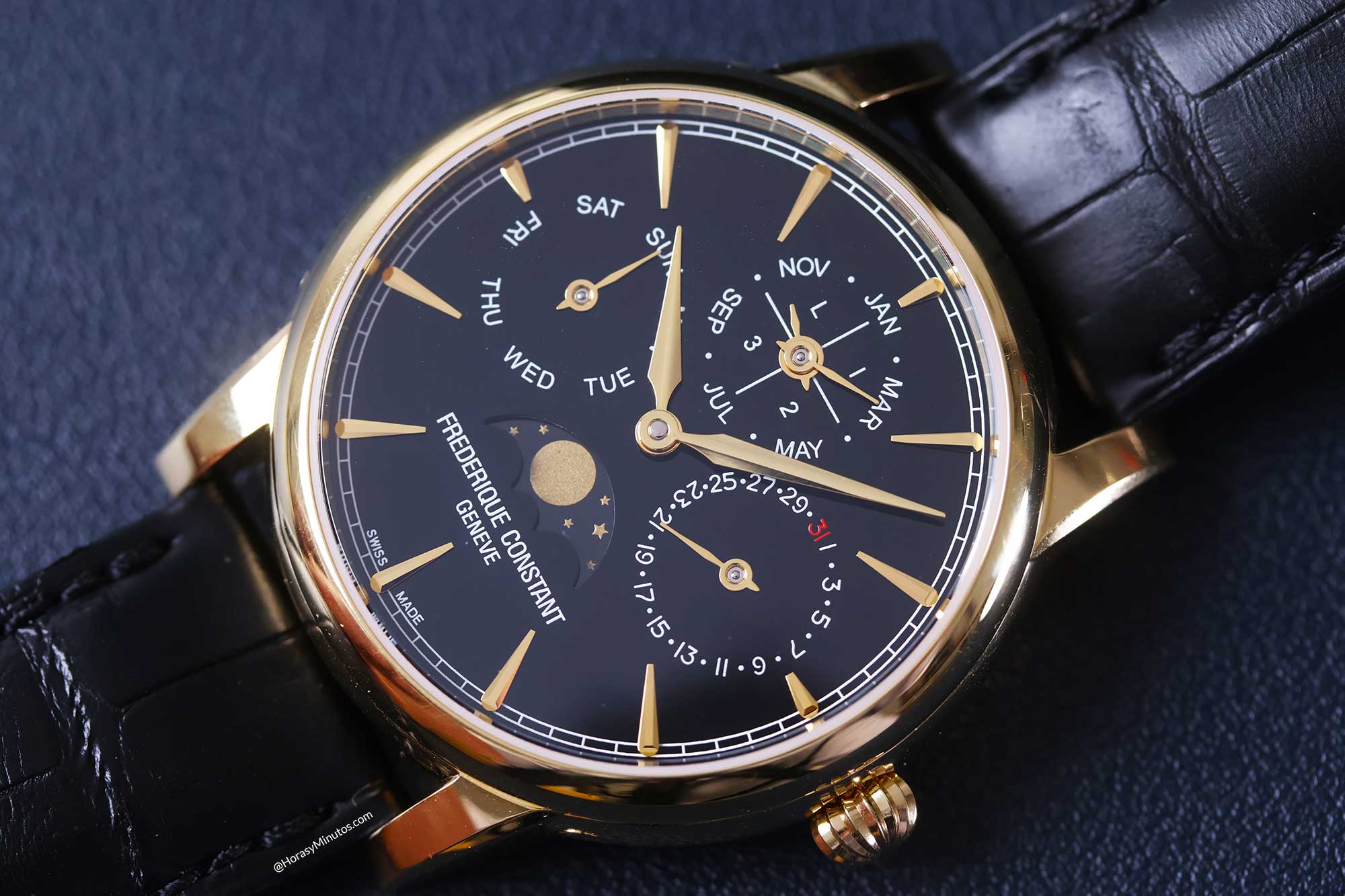 Esfera del Frederique Constant Classic Perpetual Calendar Manufacture